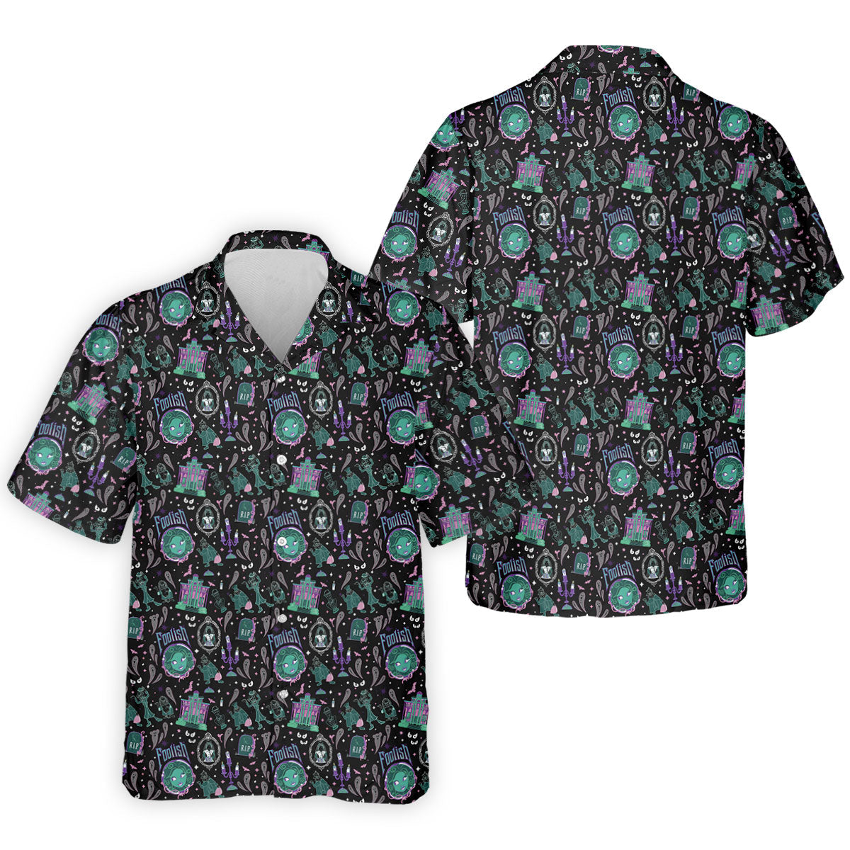Foolish Horror Character Halloween Polo Shirt, Mens Golf Apparel, Golf Shirts For Men