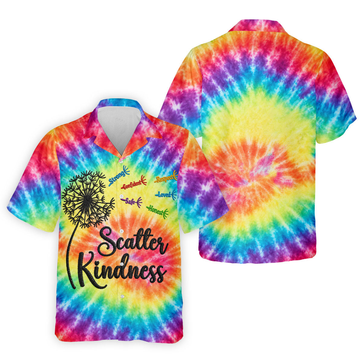 Scatter Kindness Suicide Awareness Polo Shirt, Mens Polo Shirts, Mens Golf Apparel
