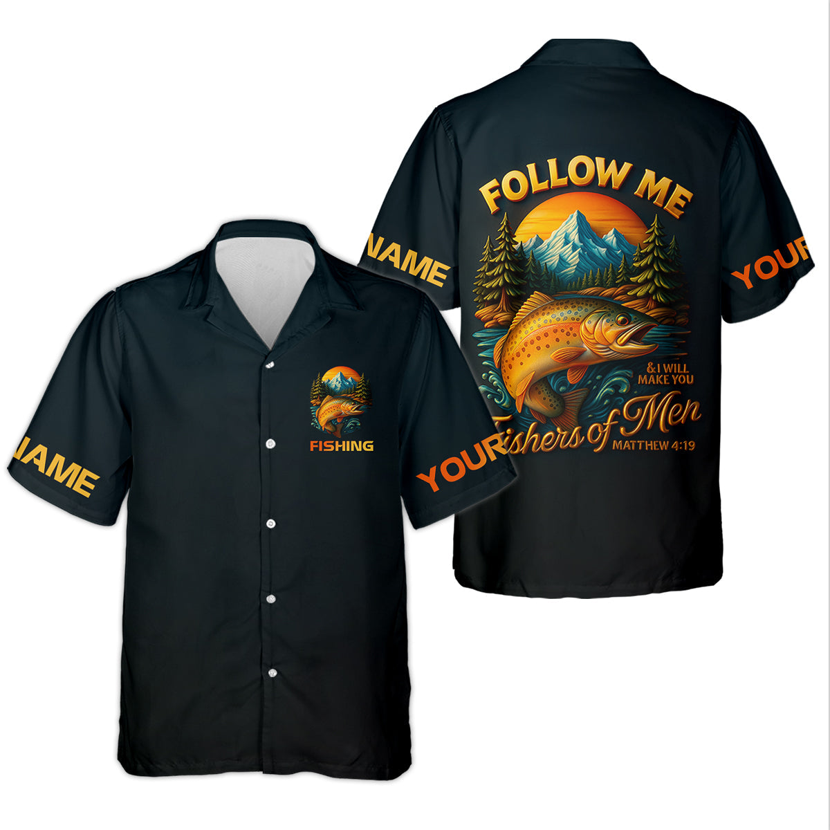 I Will Make You Fishers Of Men Fishing UPF Shirts, Personalized Fishing Shirt For Women, Female Fishing Shirts