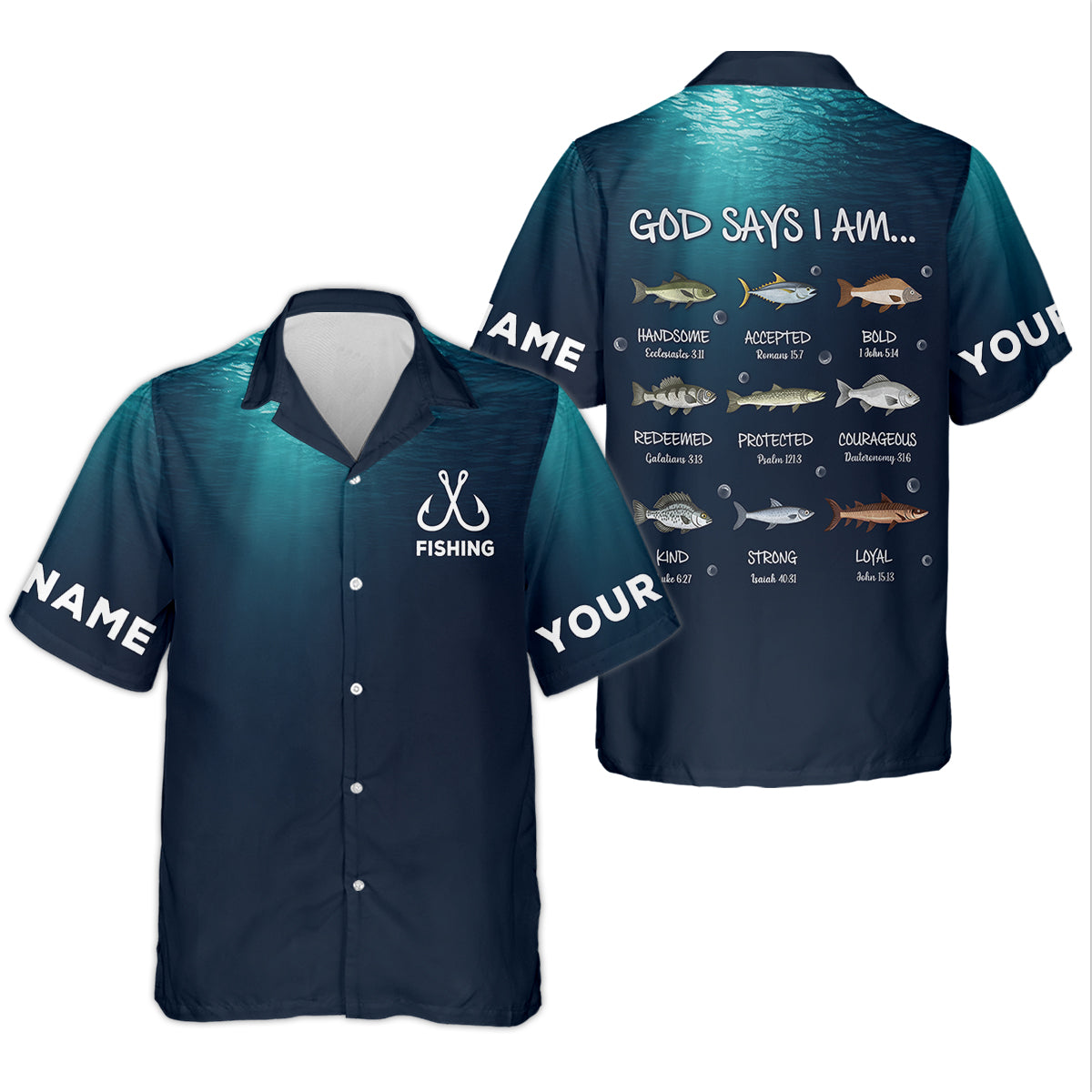 God Says I Am Fishing Bible Funny Fishing Shirt, Fishing UPF Shirts, Christian Fishing Shirt For Women