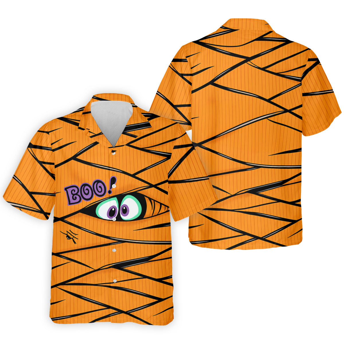 Boo Mummy Halloween Horror Character Polo Shirt, Polo Shirts For Men, Printed Golf Shirts