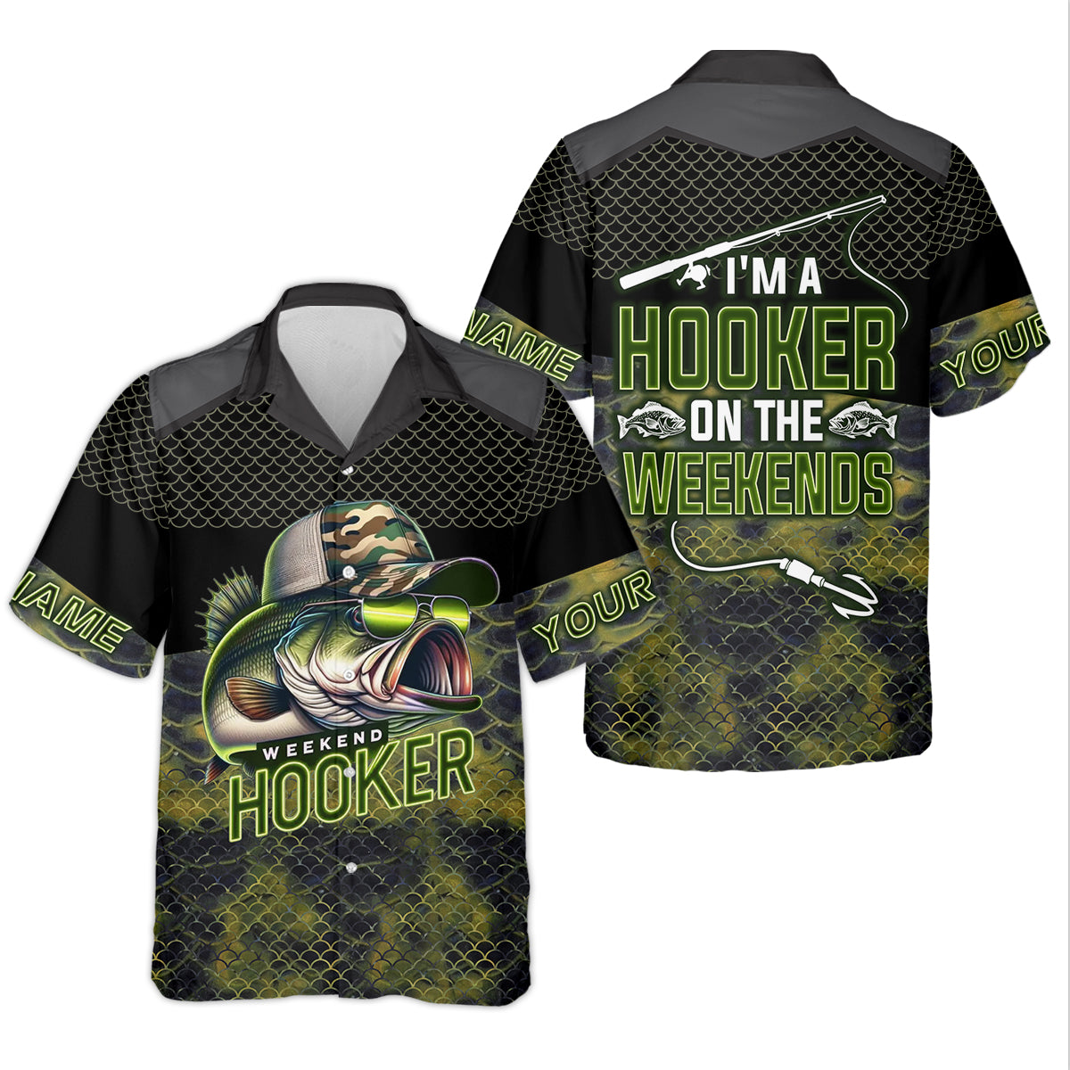 Weekend Hooker Camouflage Fishing Shirts, Fishing Shirt For Women, Fishing UPF Shirts