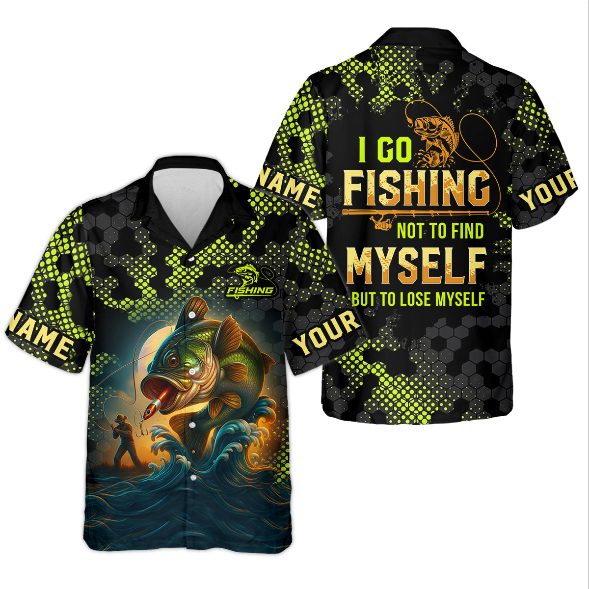 I Go Fishing Not To Find Myself But To Lose Myself Funny Fishing Shirt, SPF Shirt For Men, Gift For Fisherman