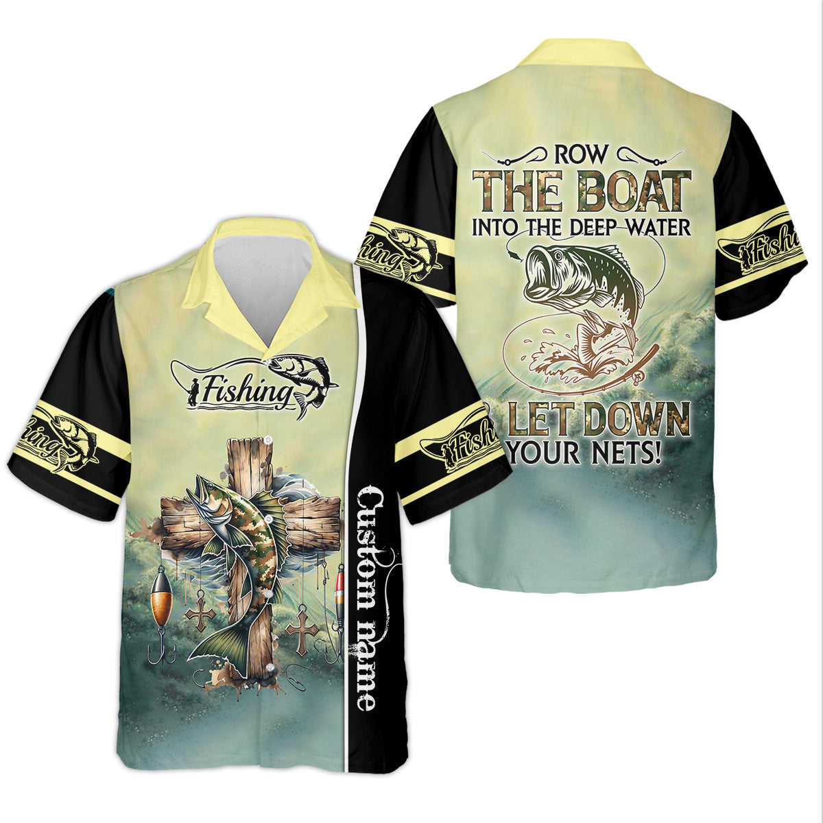 Let Down Your Nets Camouflage Fishing Shirts, Christian Fishing Women SPF Shirt, Female Fishing Shirts