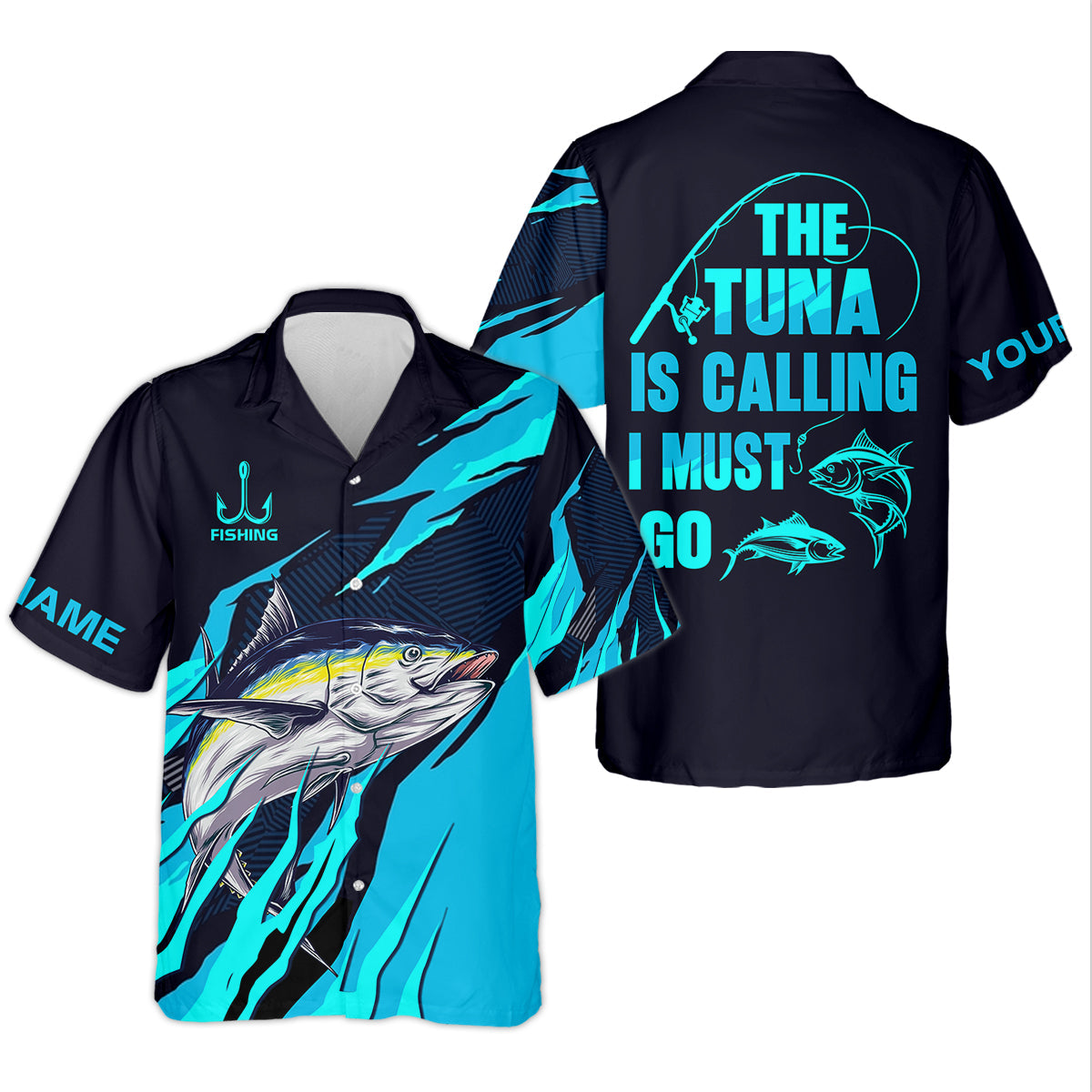 The Tuna Is Calling I Must Go Tuna Fishing SPF Shirt, Fishing Shirt For Women, Fishing Gift For Fisherwomen