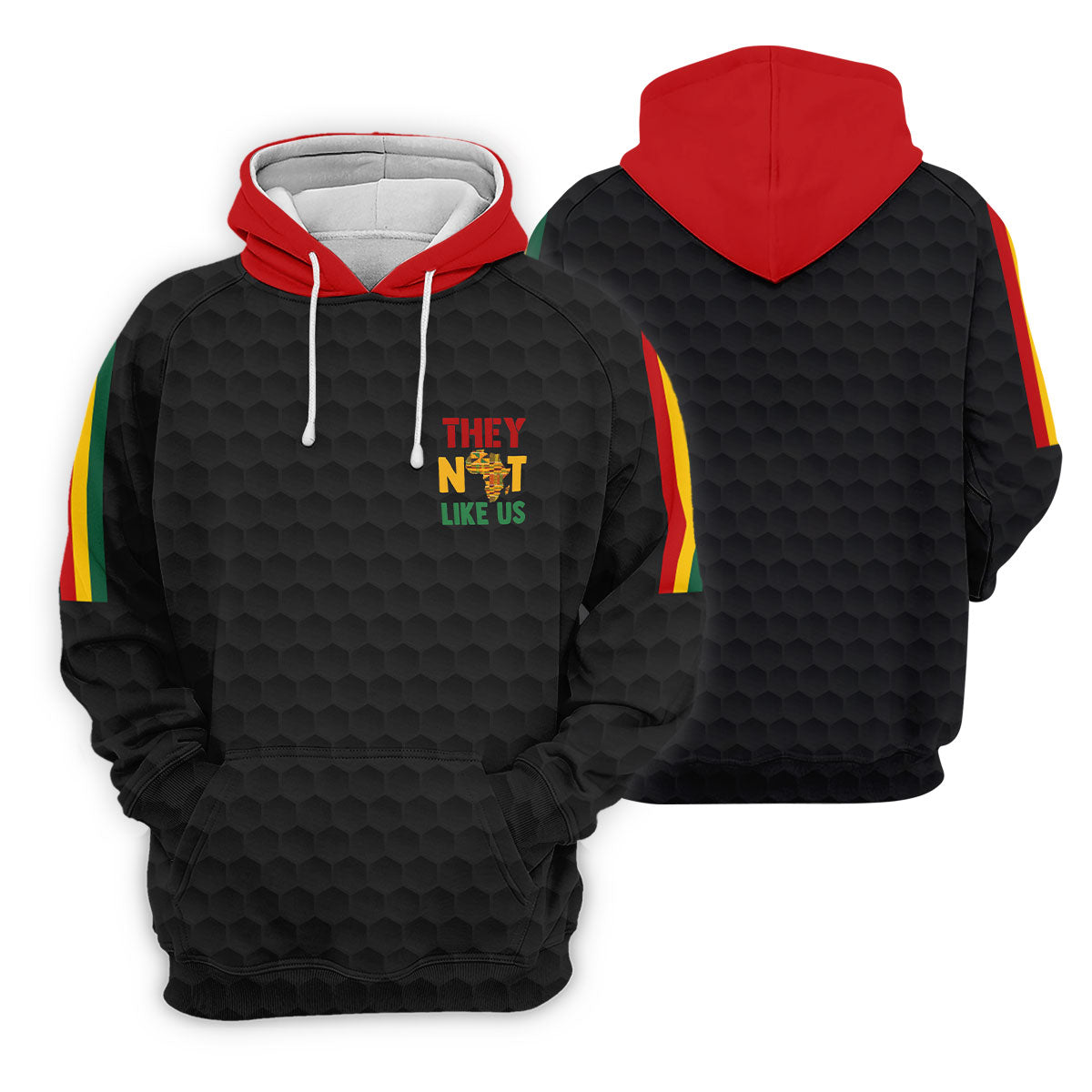 Juneteenth They Not Like Us Africa Performance Golf Polo Shirt, Golf Shirts For Men, Printed Golf Shirts