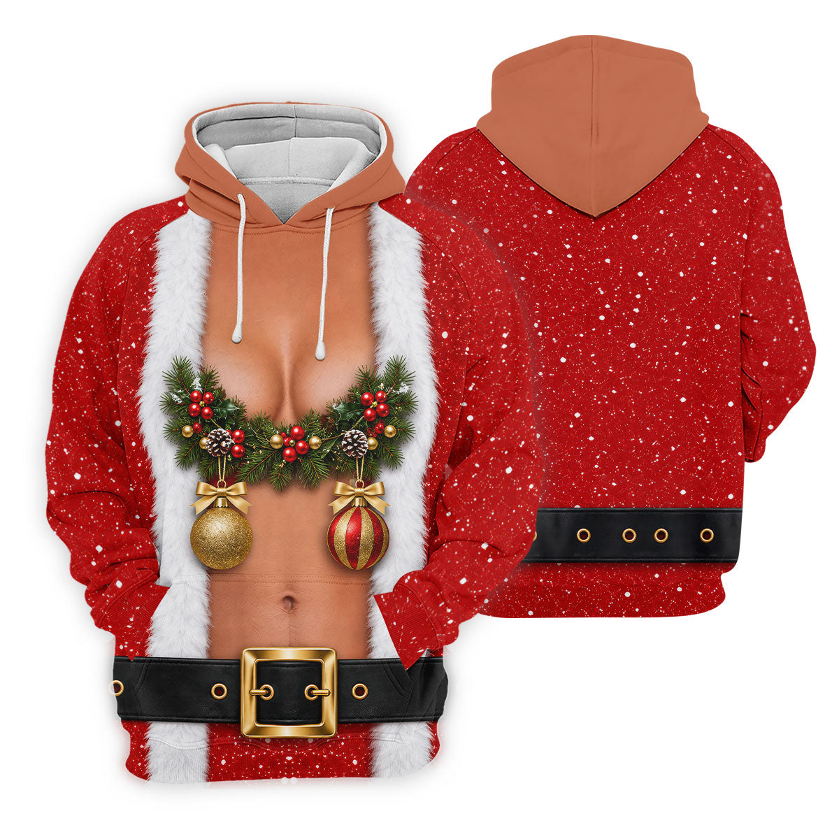 Funny Ornament Garland Christmas Golf Shirt, Mens Golf Shirts, Polo Shirts For Men