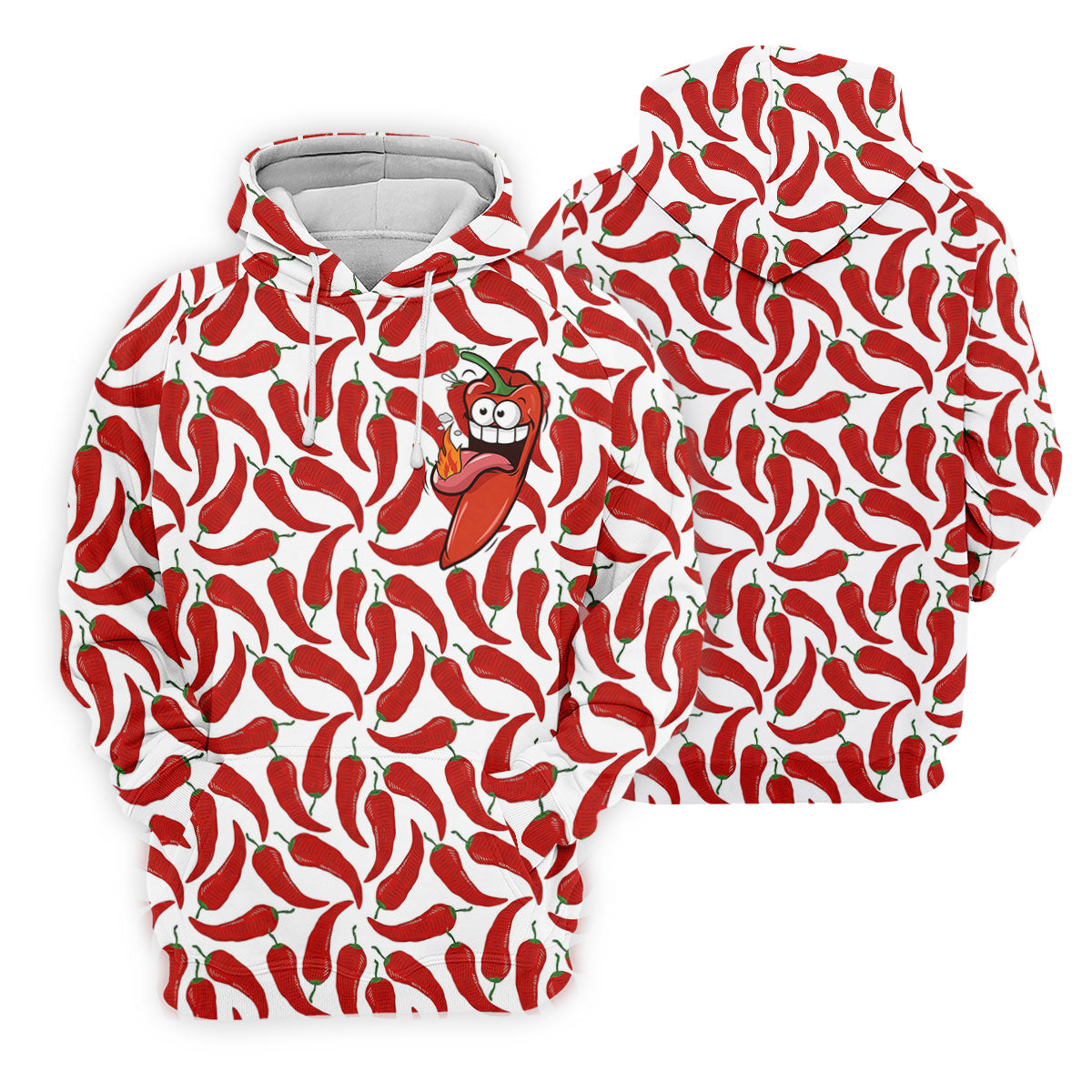 Spicy Hot Pepper Cinco De Mayo Celebration Fiesta Themed Golf Tops For Men, Golf Shirts For Men