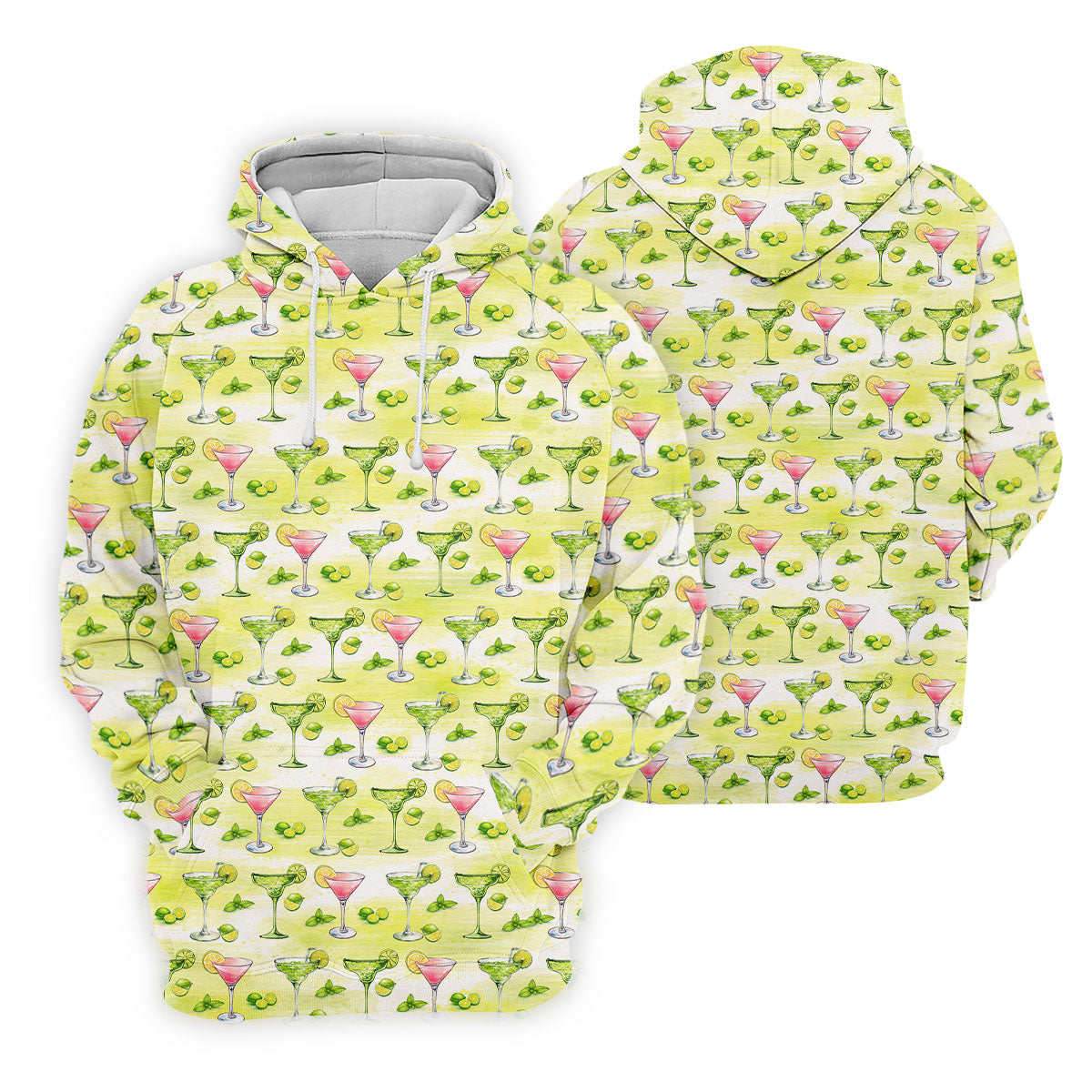 Vintage Margarita Cocktail Lime Pattern Golf Shirt, Women’s Golf Polo, Golf Tops For Women