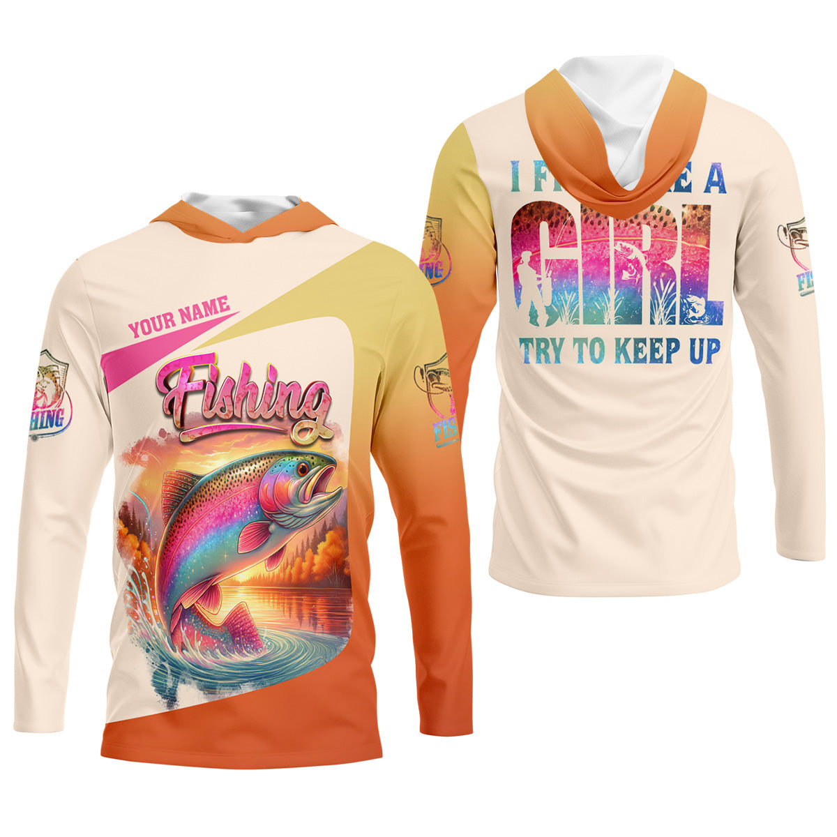 I Know I Fish Like A Girl SPF Shirt, Female Fishing Shirts, Funny Fishing Shirt