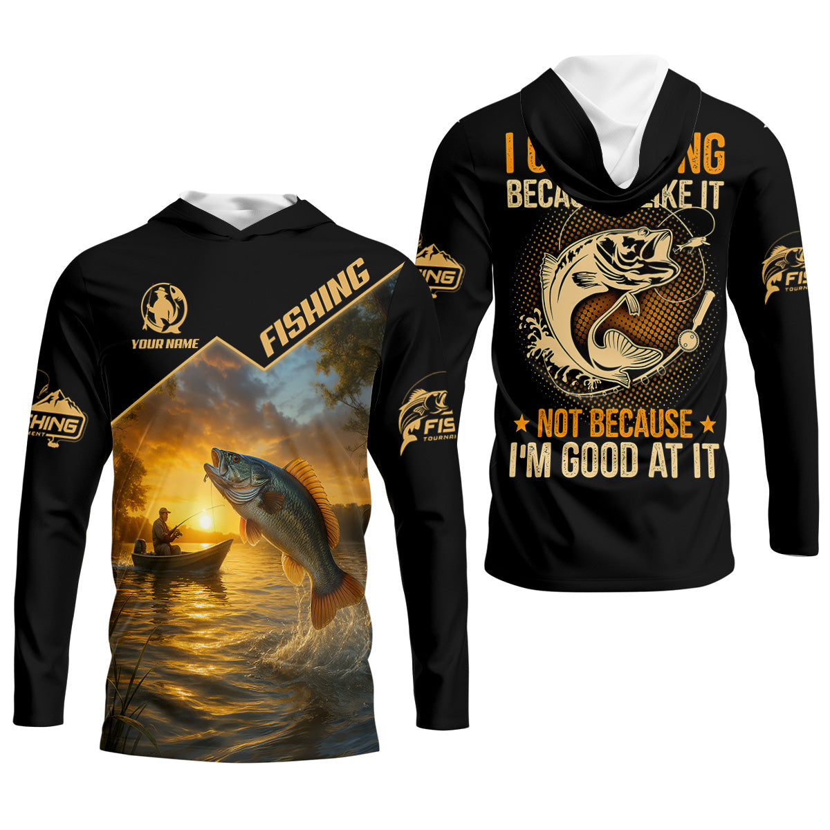 I Go Fishing Because I Like It SPF Shirt, Female Fishing Shirts, Funny Fishing Shirt