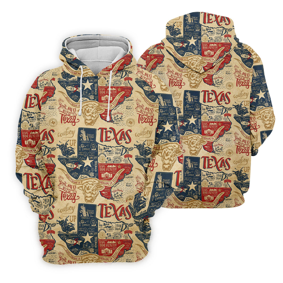 Don't Mess With Texas Western Theme Old West Golf Tops For Men, Polo ShirtFor Men, Golf Shirts For Men