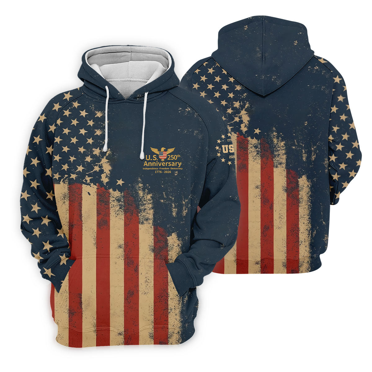US 250th Anniversary Independence Freedom Democracy Women's Golf Tops, 4th Of July Patriotic Golf Shirt