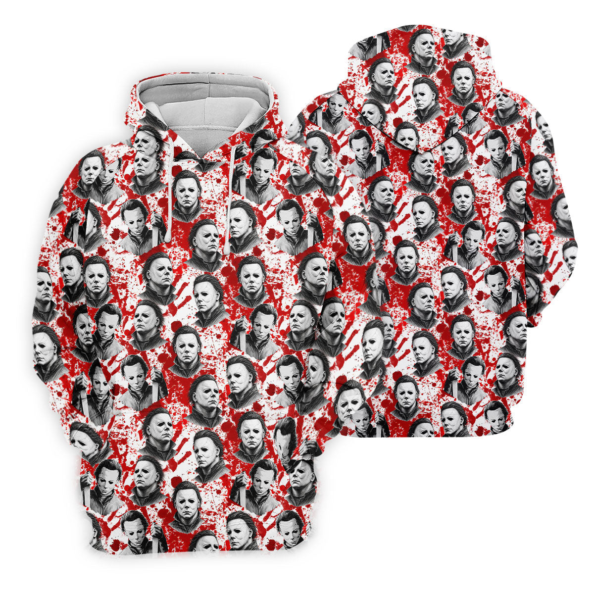 Halloween Masked Horror Character Polo Shirt, Golf Tops For Women, Women’s Golf Polo