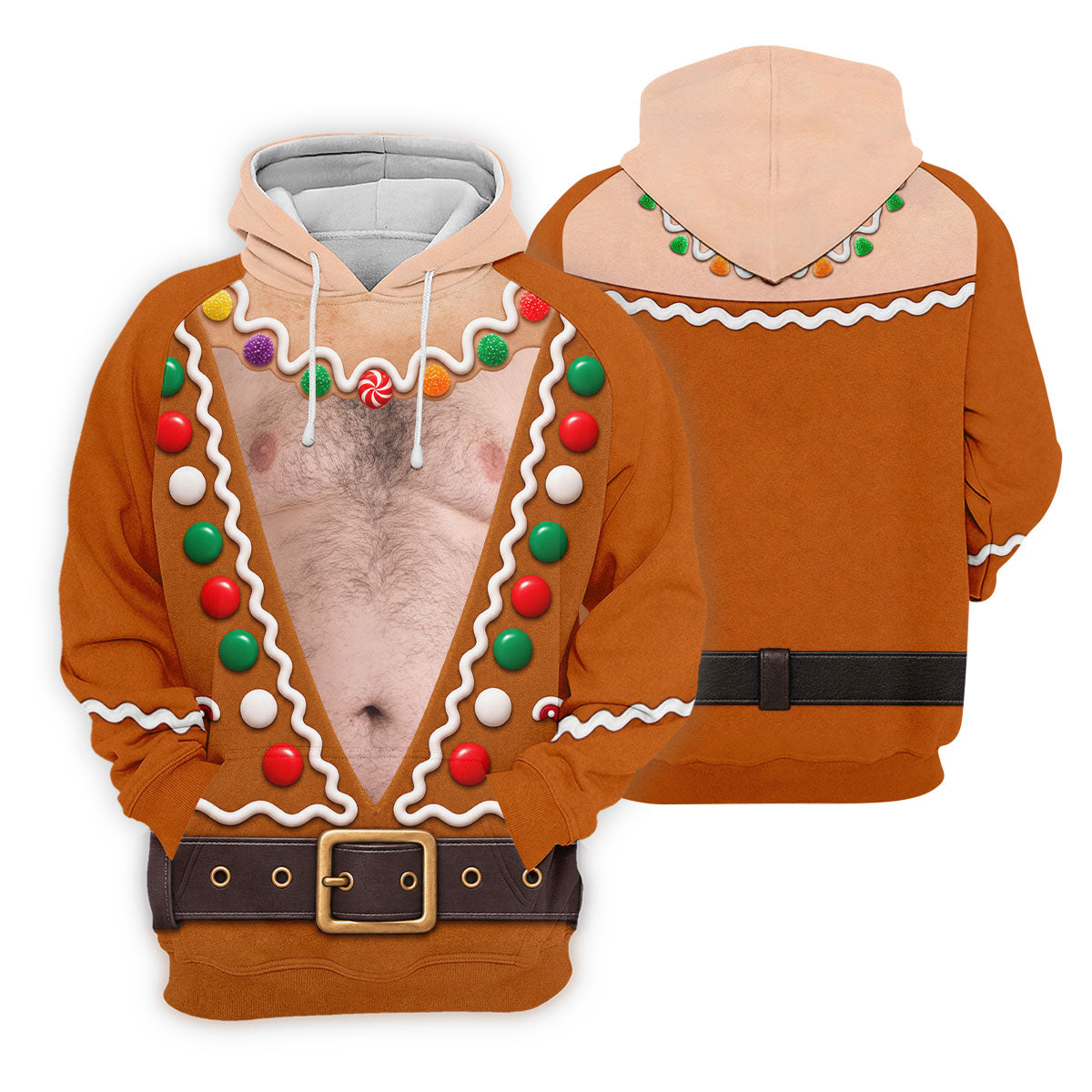 Funny Christmas Gingerbread Costume Polo Shirt, Ladies Golf Top, Women’s Golf Apparel