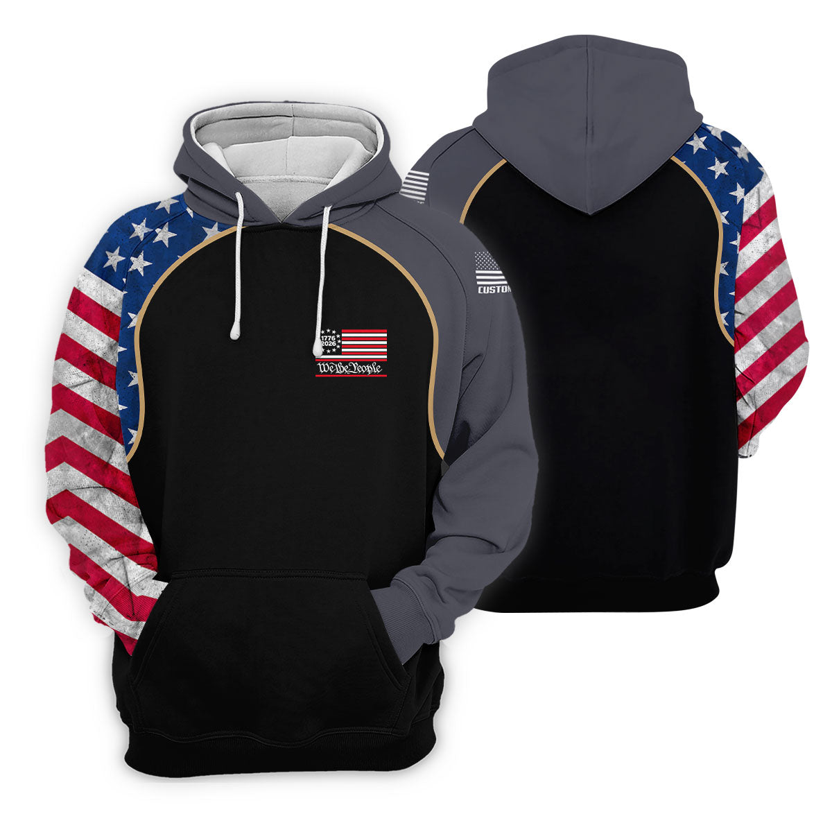 1776-2026 We The People 4th Of July Golf Shirt, Patriotic Golf Shirt, 250 Years Of America Women's Golf Tops