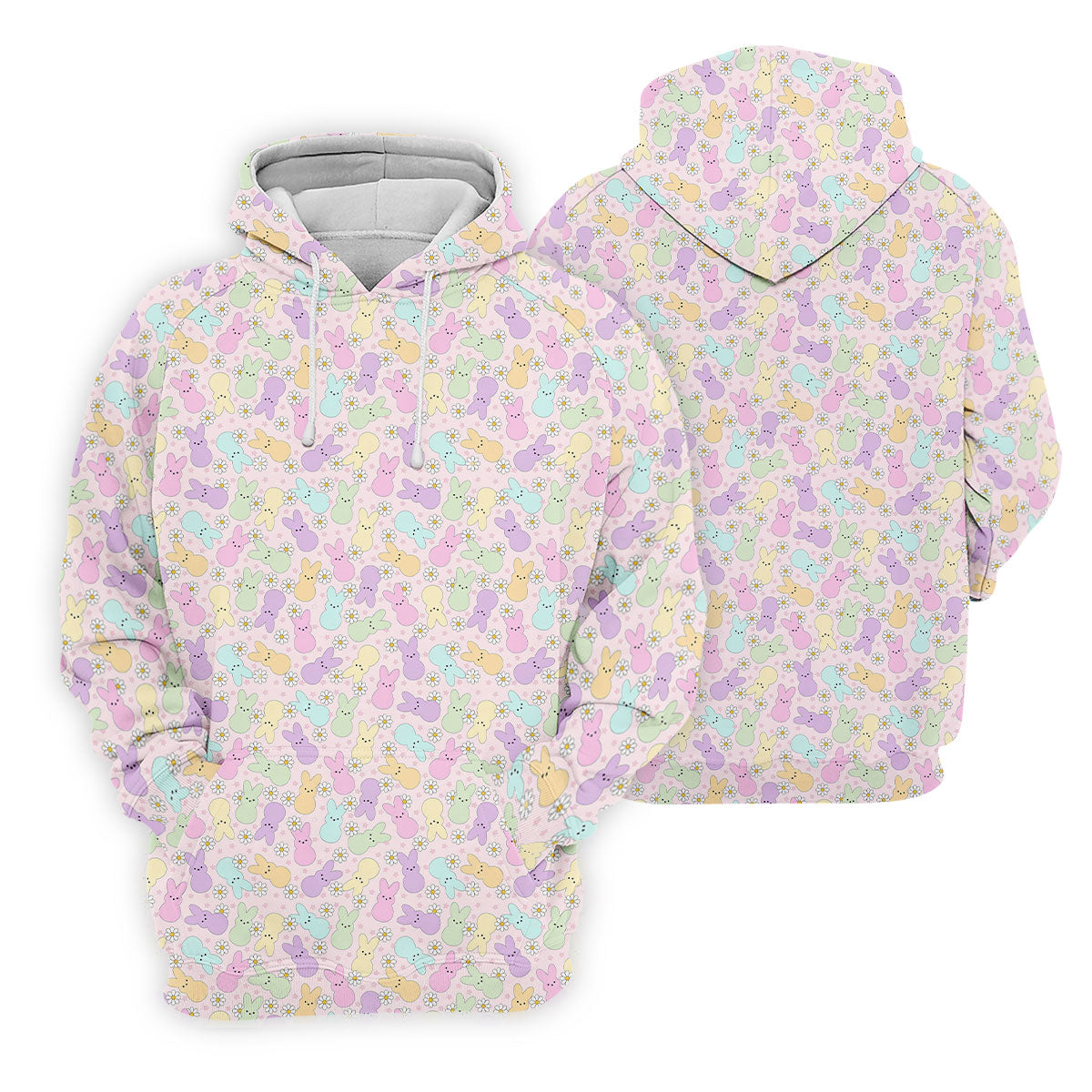 Easter Bunny Seamless Pattern Women Golf Top, Fun Women's Golf Shirts, Cute Golf Outfit, Ladies Golf Shirts