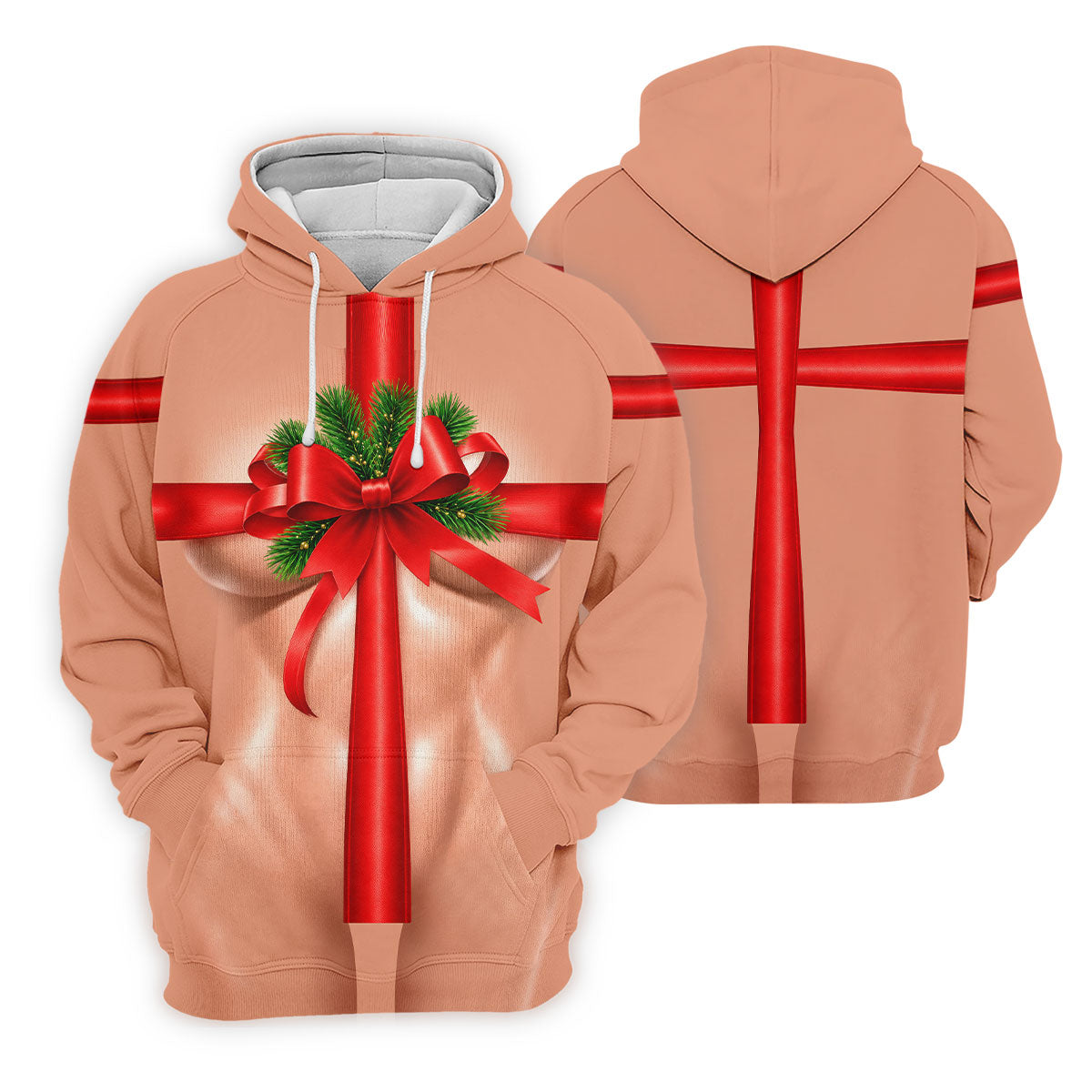 Christmas Red Bow Gift Golf Polo Shirt, Ladies Golf Shirts, Golf Shirts For Women