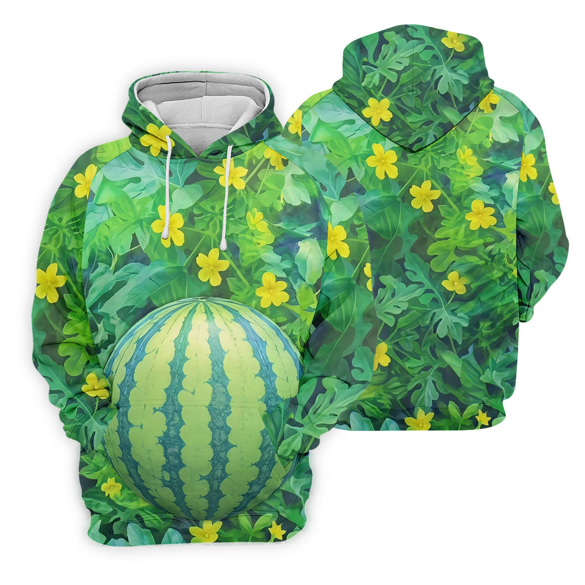 Funny Watermelon Belly Illusion Golf Polo Shirt, Women's Golf Polo, Ladies Golf Shirts