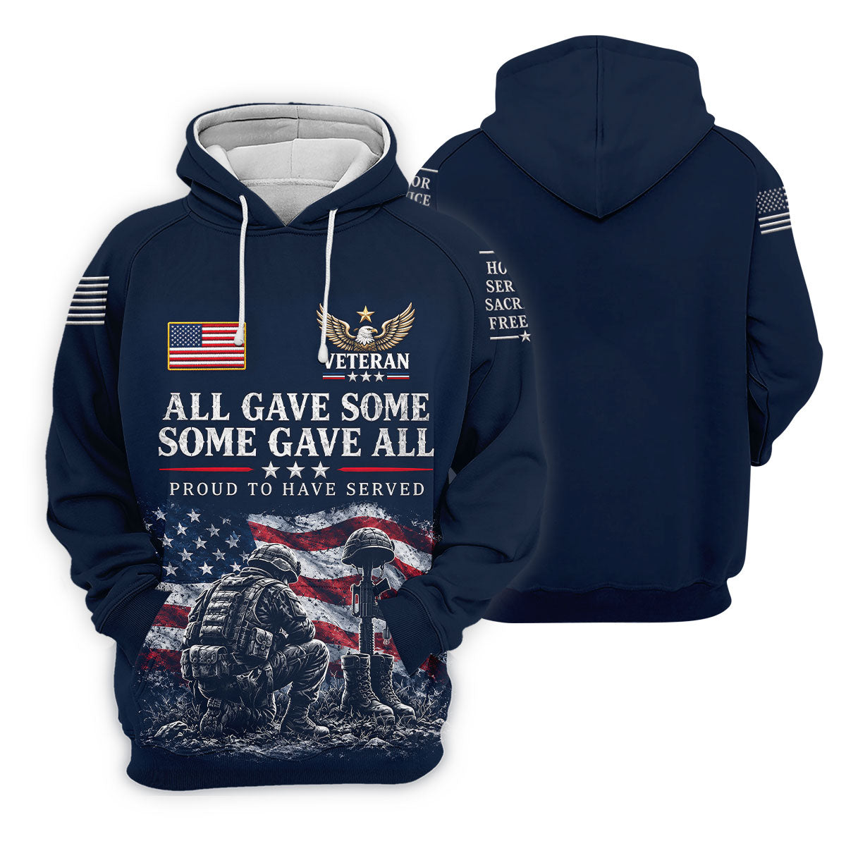 All Gave Some Some Gave All Polo Shirt, Veterans Day Golf Shirt, Golf Shirts For Men