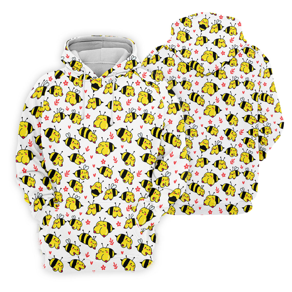 Funny Bee Breast Cancer Pattern Polo Shirt, Women’s Golf Polo, Golf Shirts For Women