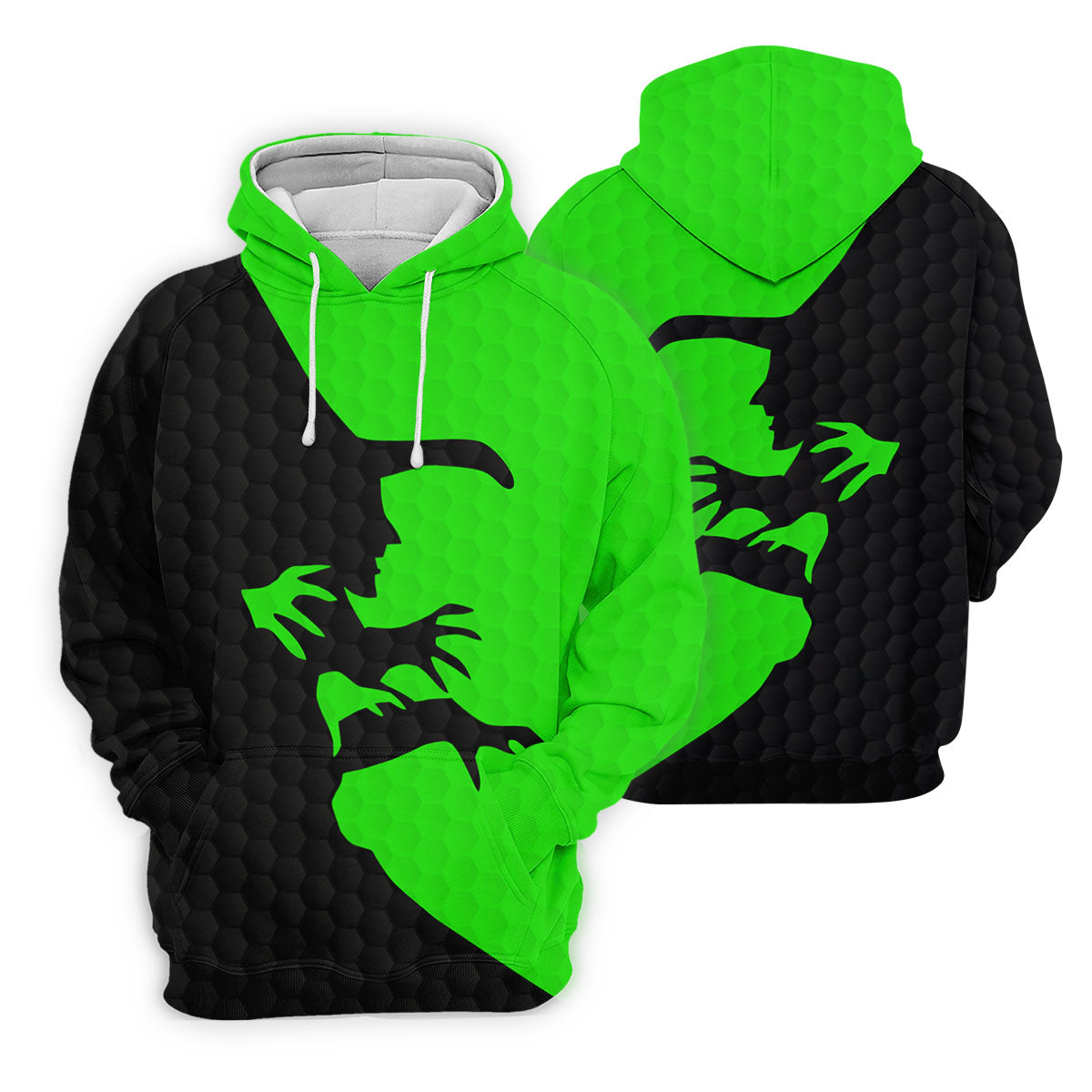 T-Rex Silhouette Halloween Golf Polo Shirt, Women's Golf Apparel, Ladies Golf Shirt