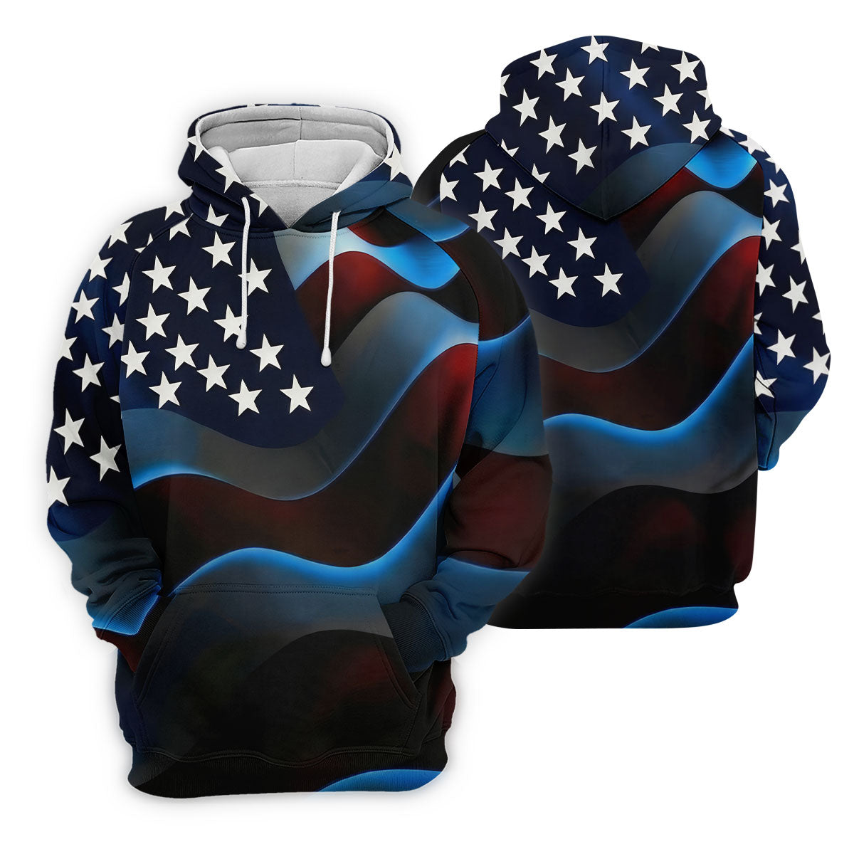 Patriotic American Flag 250th Anniversary Golf Tops For Men, Golf Shirts For Men, Polo ShirtFor Men
