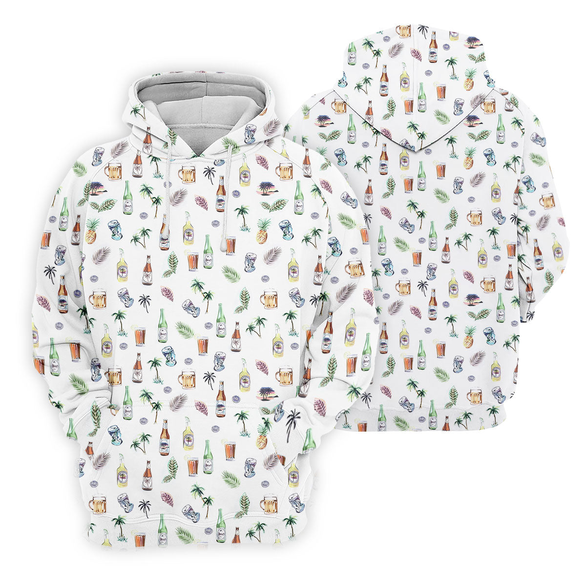 Beer Tropical Fun Women's Golf Shirts, Cute Golf Outfit, Golf Gifts For Women, Ladies Golf Polos