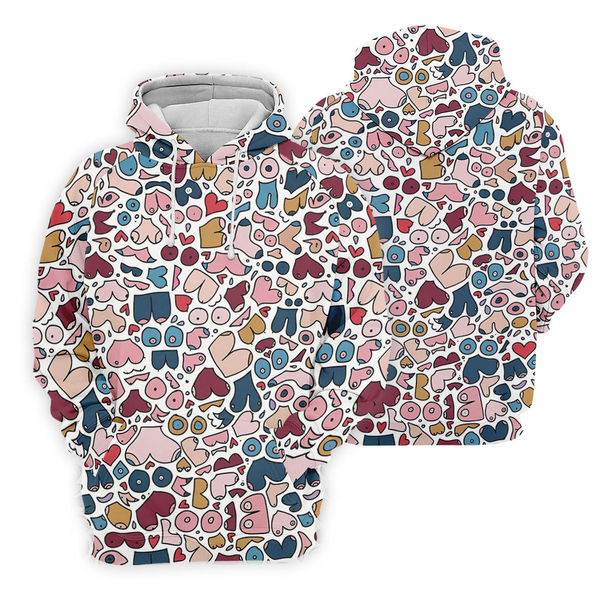 Funny Adult Body Parts Pattern Shirt, Mens Golf Polo, Printed Golf Shirts (Copy)