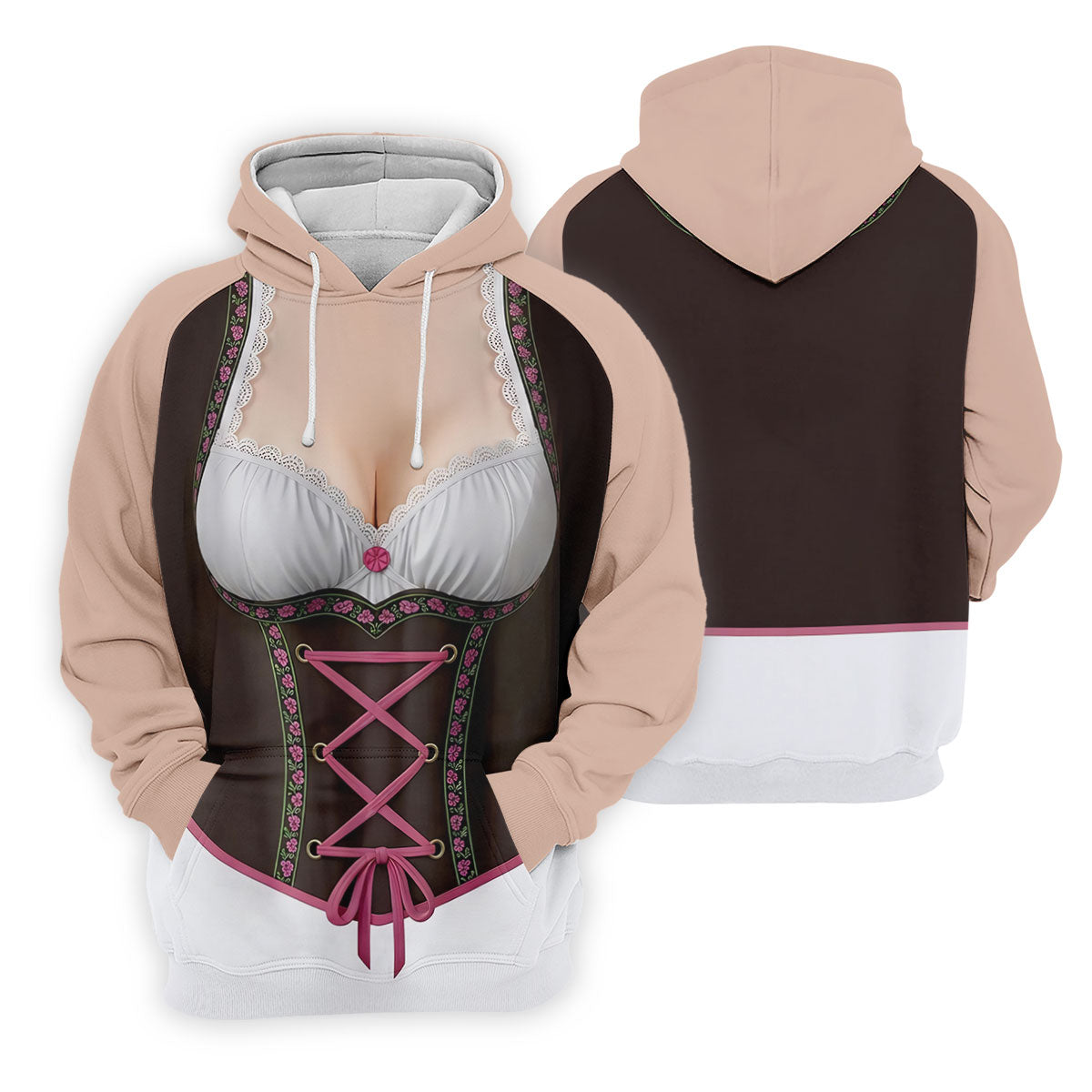 Funny Oktoberfest Costume Lederhosen Polo Shirt, Womens Golf Polo, Golf Shirts For Women