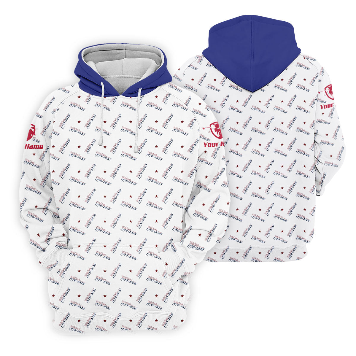 We The People 1776-2026 White Golf Shirt, 250th Anniversary Patriotic Golf Shirt, Women's Golf Tops, Ladies Golf Polos