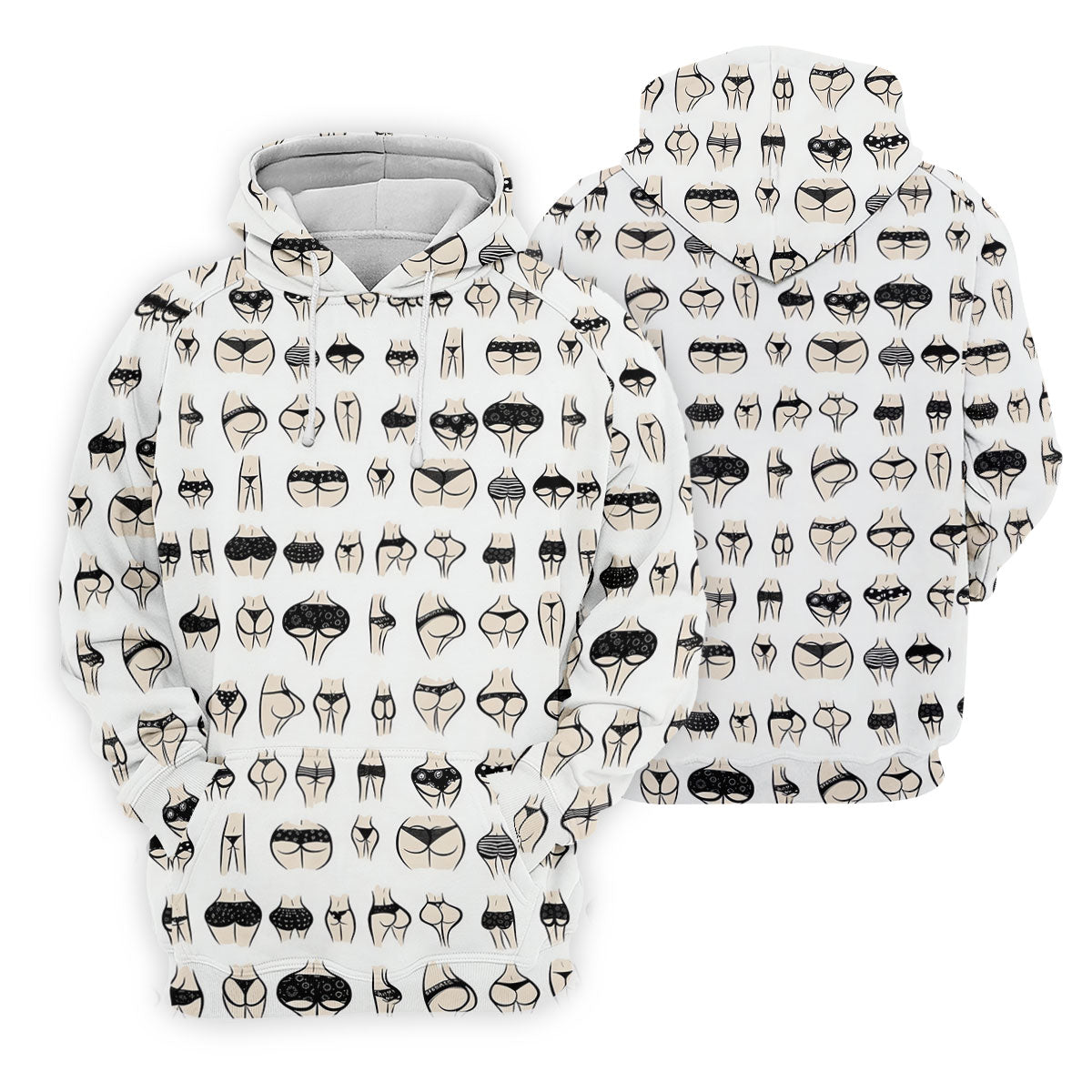 Funny Lingerie Butt Pattern Golf Polo Shirt, Ladies Golf Shirts, Performance Golf Shirt