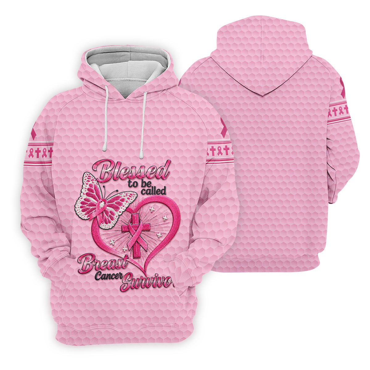Blessed To Be Called Breast Cancer Survivor Golf Shirt, Mens Golf Polo, Golf Shirts For Men