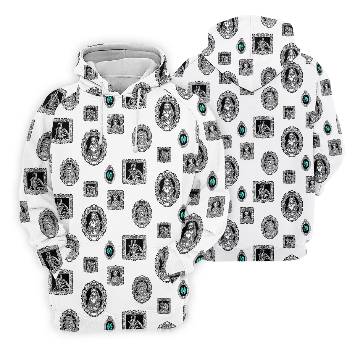 Gothic Portrait Halloween Horror Character Polo Shirt, Golf Shirt, Golf Shirts For Men