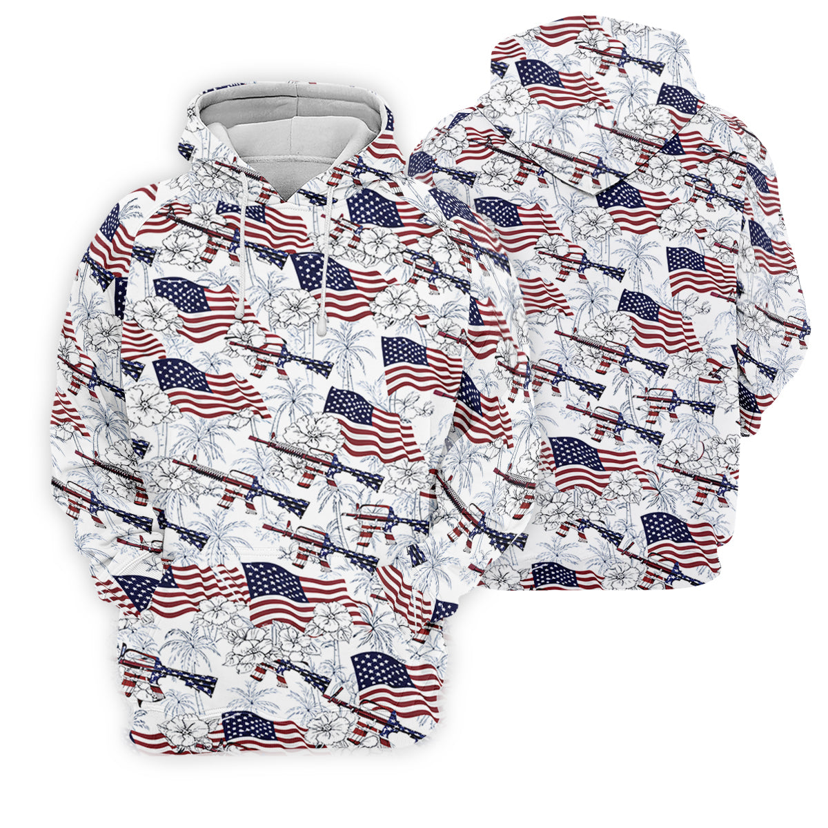 Hawaiian American Women's Golf Tops, 250th Anniversary Patriotic Golf Shirt, Ladies Golf Shirts