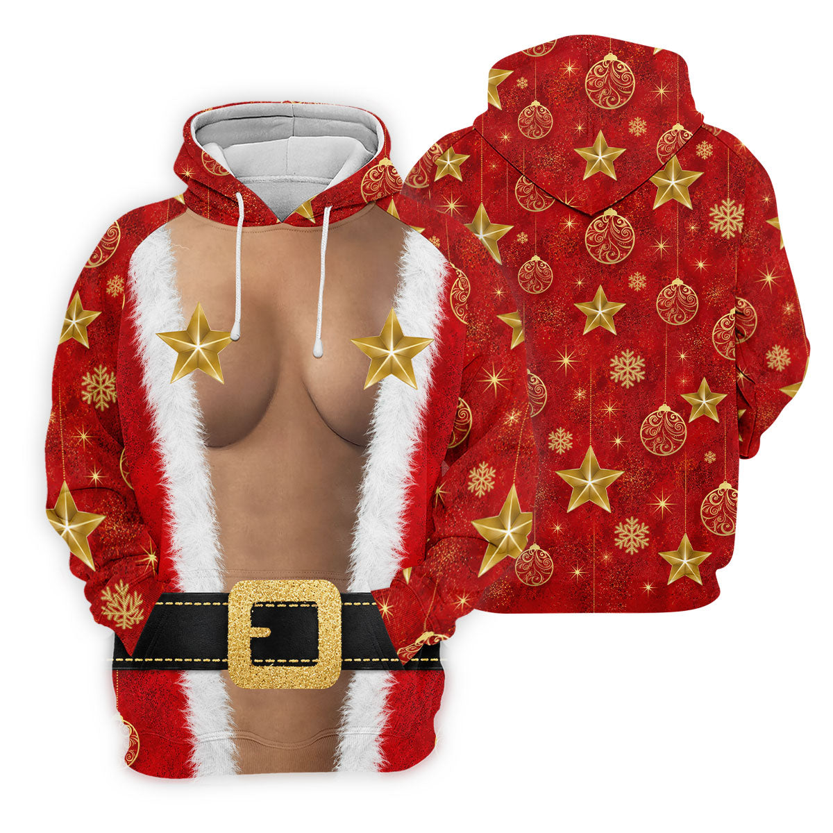 Christmas Santa Suit Gold Stars Polo Shirt, Women’s Golf Polo, Golf Tops For Women