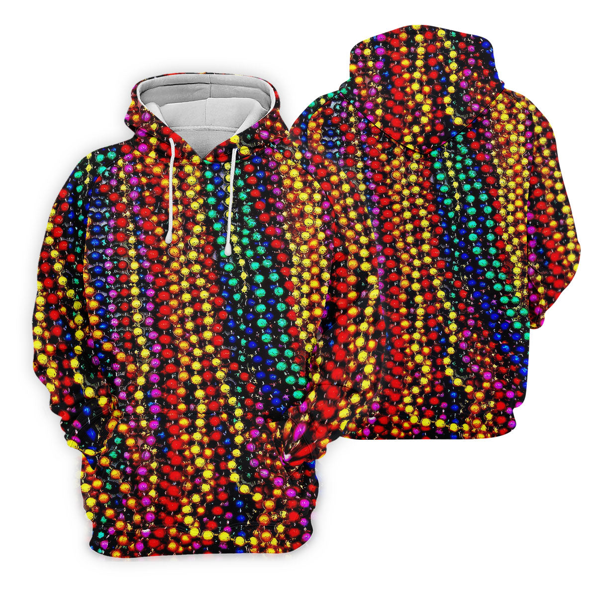 Colorful Beads Mardi Gras Golf Shirt, Women's Golf Shirts, Ladies Golf Polos, Golf Shirt For Women