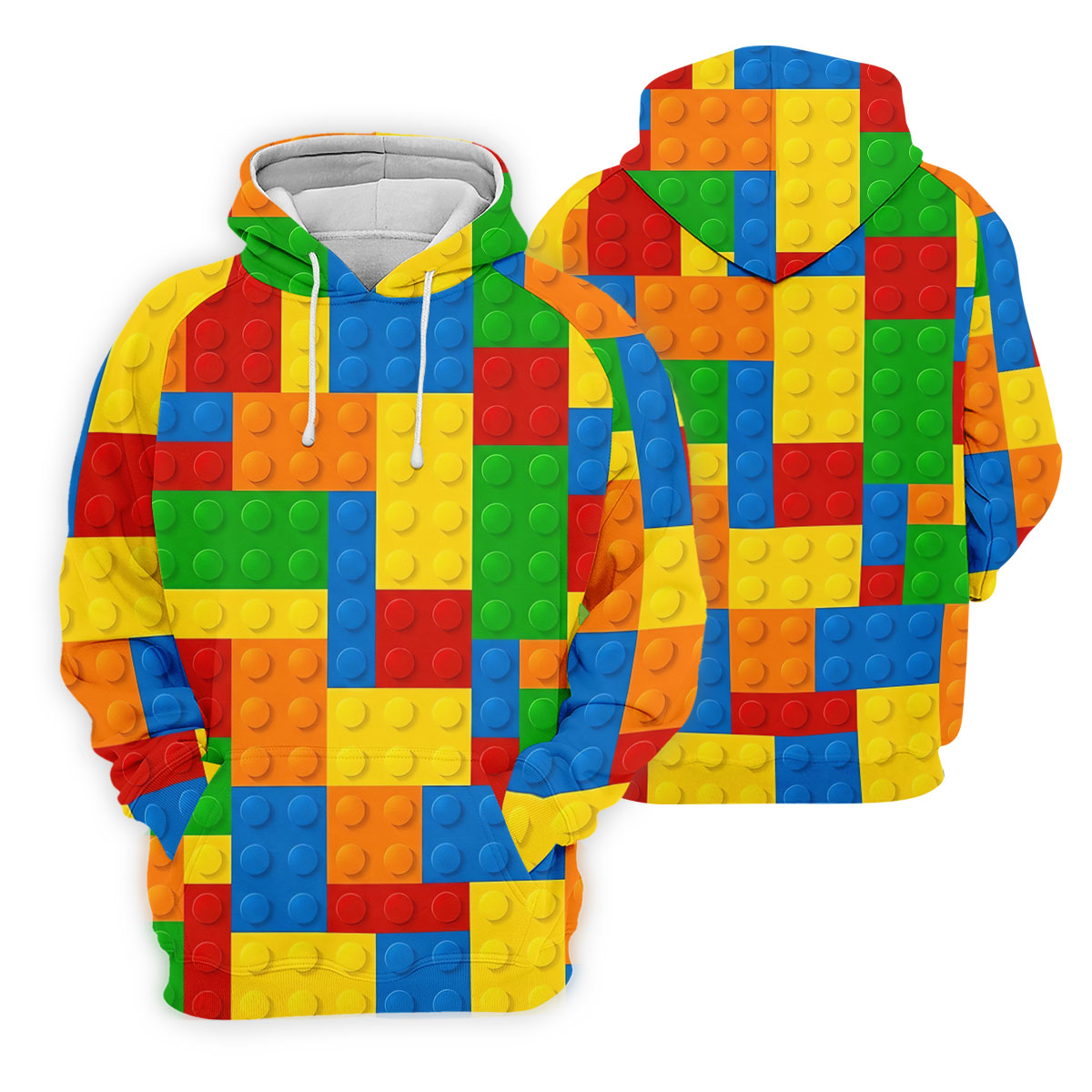 Lego Pattern Colorful Golf Shirt, Ladies Golf Shirts, Golf Shirt For Women, Ladies Golf Polos