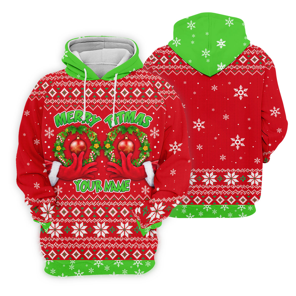 Custom Name Merry Titmas Polo Shirt, Christmas Golf Shirt For Men, Mens Golf Apparel
