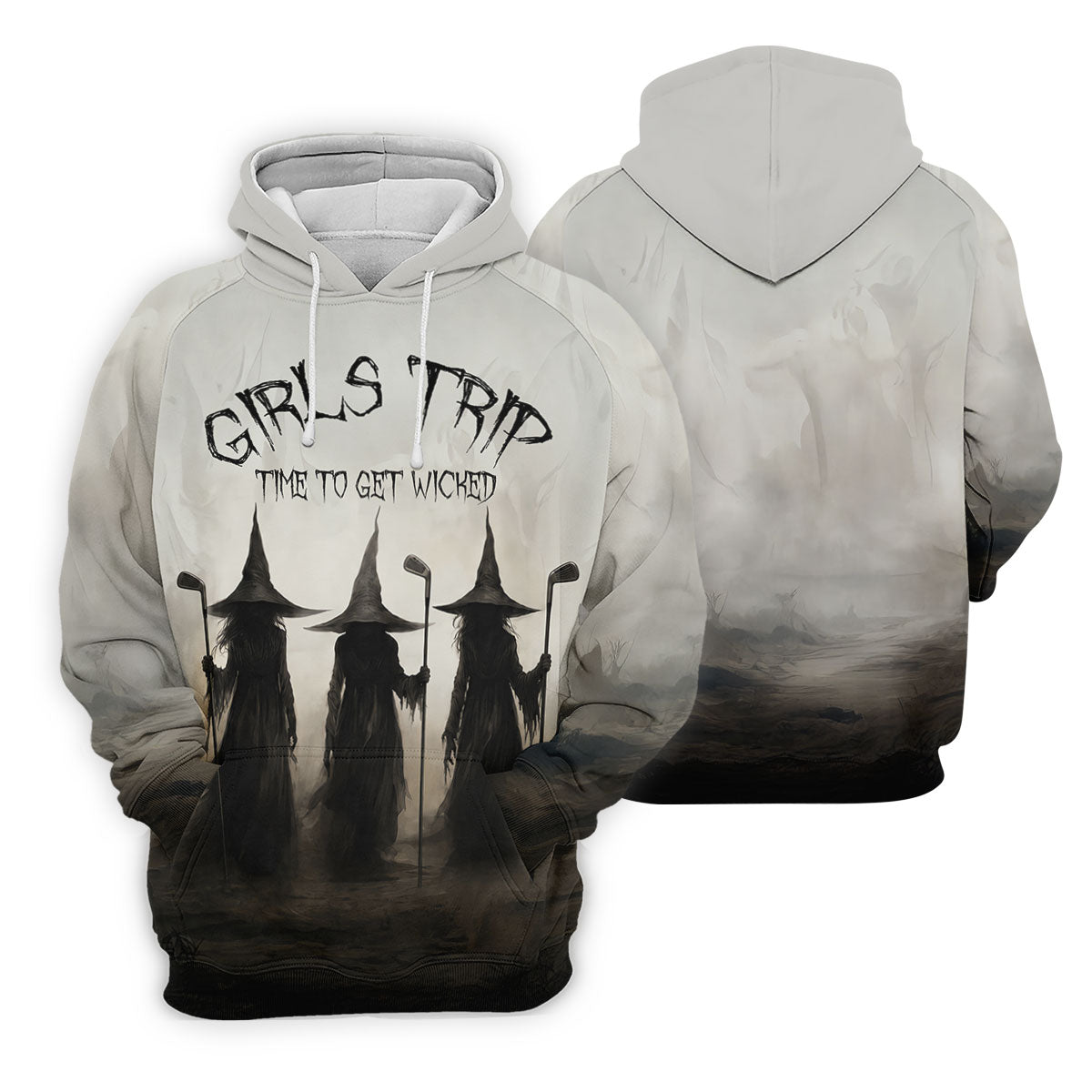 Girls Trip Time To Get Wicked Golf Polo Shirt, Men's Golf Shirt, Hawaiian Golf Shirt