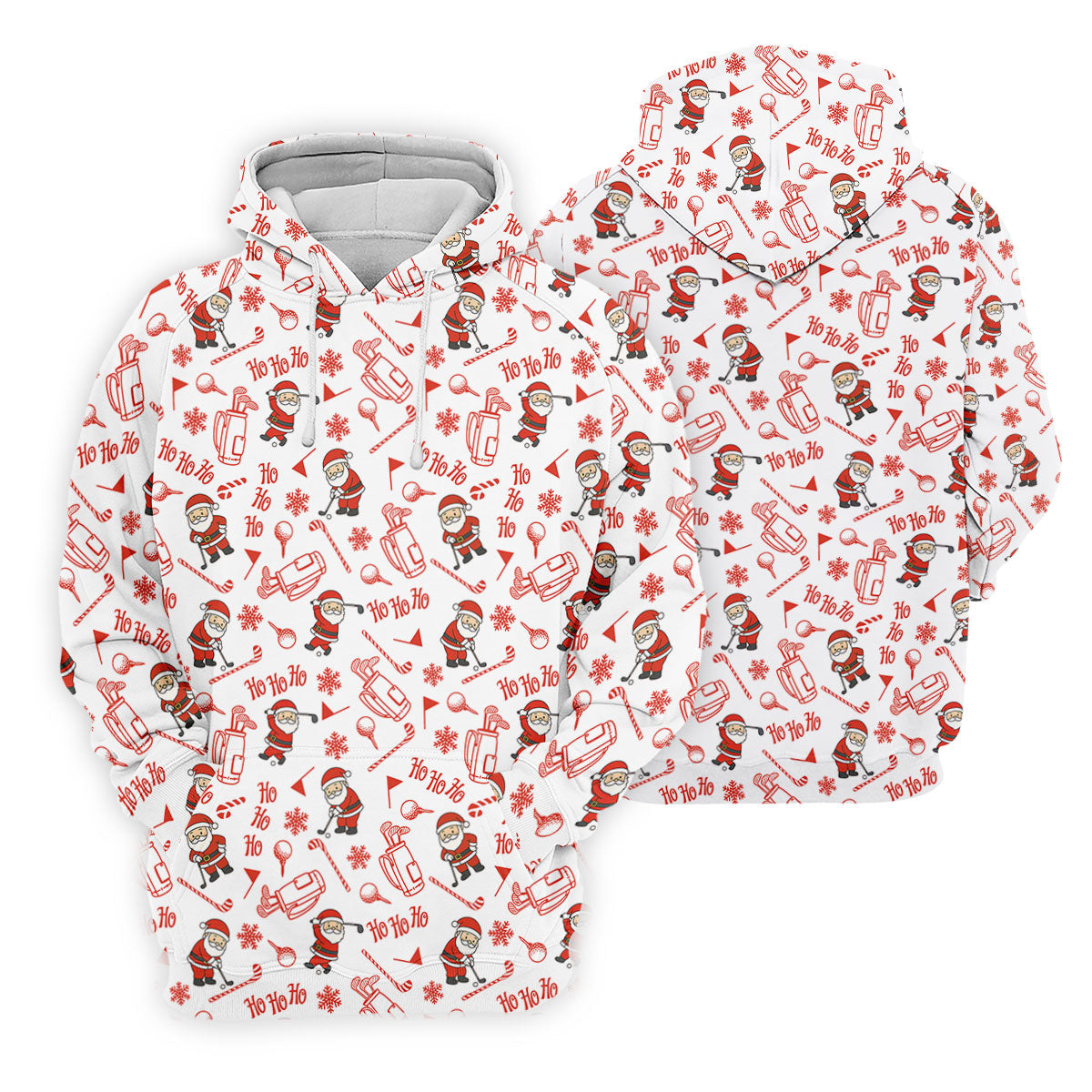 Ho Ho Ho Merry Christmas Funny Print Golf Shirt, Christmas Golf Shirt, Golf Gifts For Women, Fun Golf Shirt