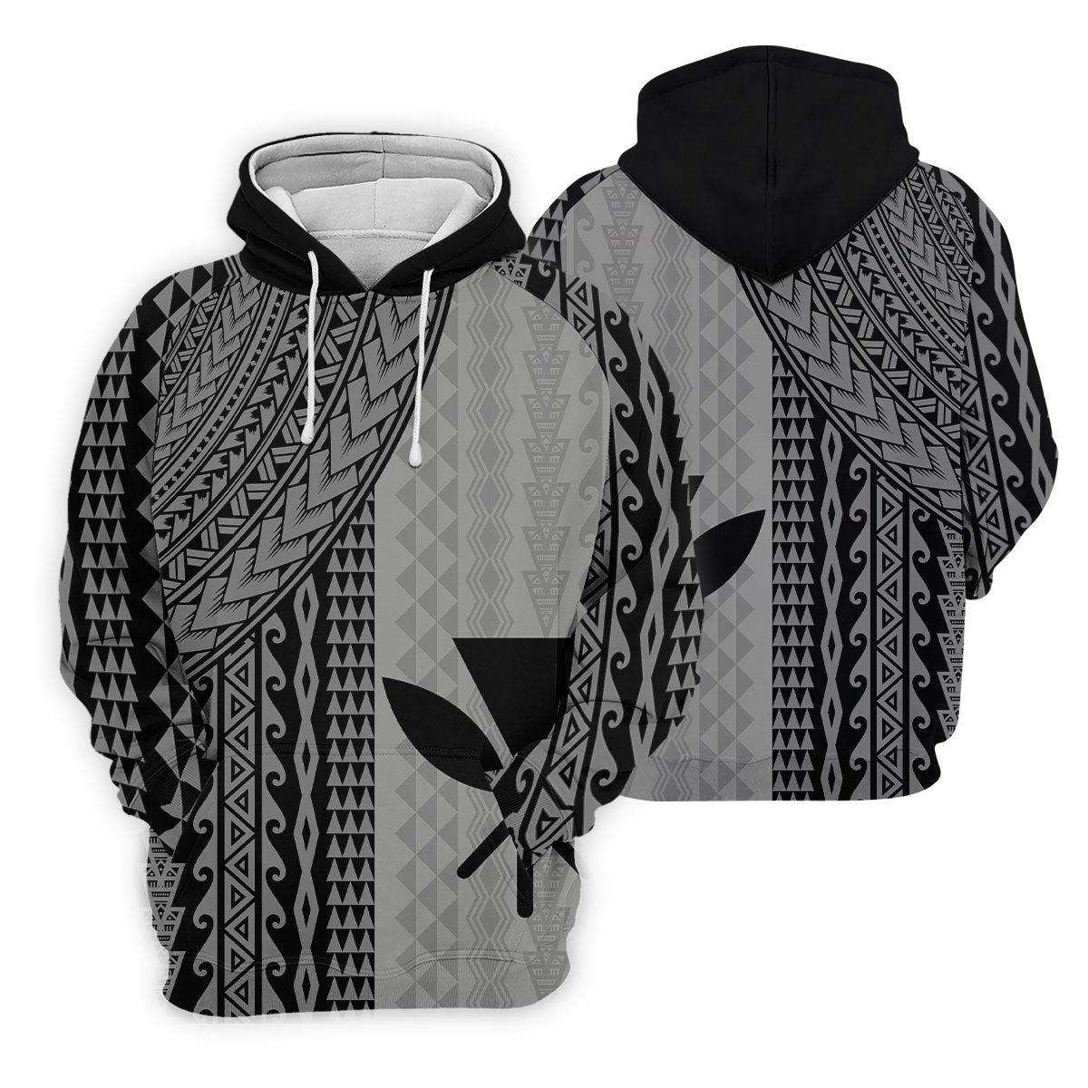Polynesian Tribal Pattern Vintage Golf Shirt, Hawaiian Golf Shirt, Golf Shirt For Women