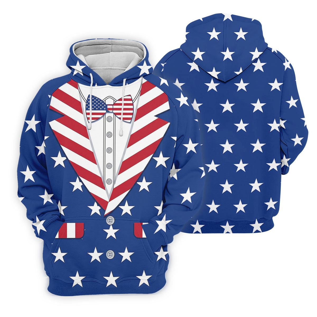 US Flag Costume Patriotic 4th Of July Golf Shirt, 250th Anniversary Polo Shirts For Men