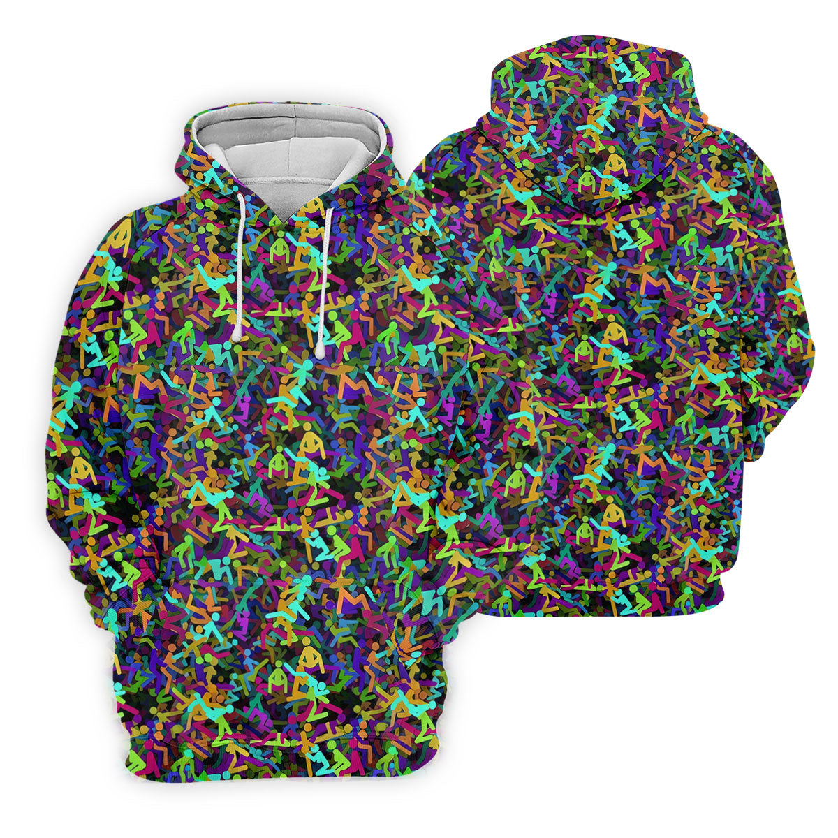 Colorful Abstract Golf Pattern Polo Shirt, Ladies Golf Shirt, Women's Golf Tops