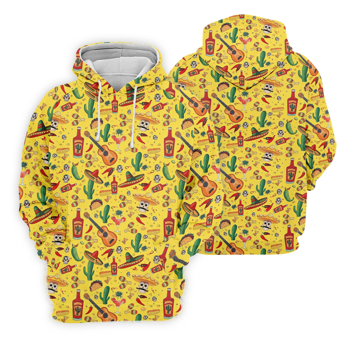 Skulls With Sombreros Funny Cinco De Mayo Fiesta Themed Ladies Golf Tops, Golf Shirt For Women