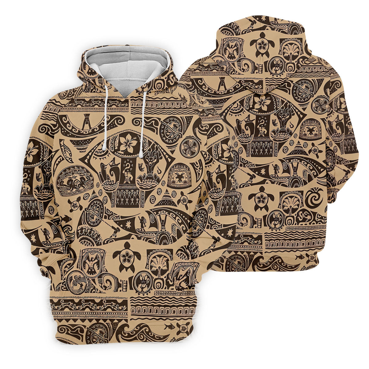 Polynesian Tribal Hawaiian Golf Shirt, Golf Shirts For Men, Mens Golf Apparel