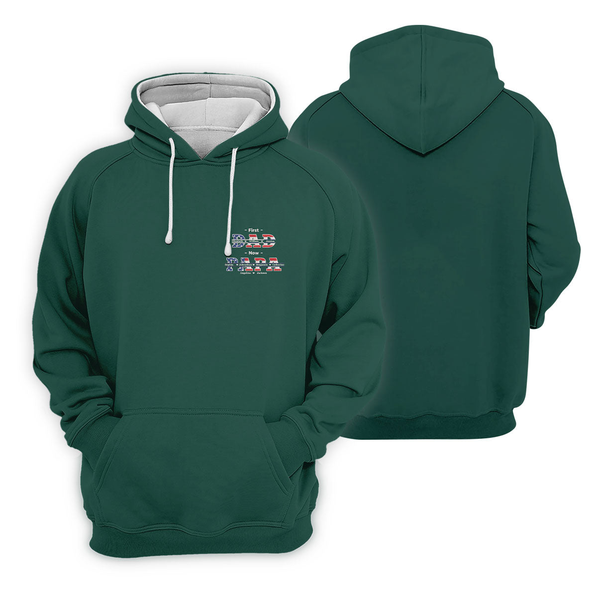 Green First Dad Now Grandpa Golf Polo Shirt, Golf Shirts For Men, Mens Golf Apparel