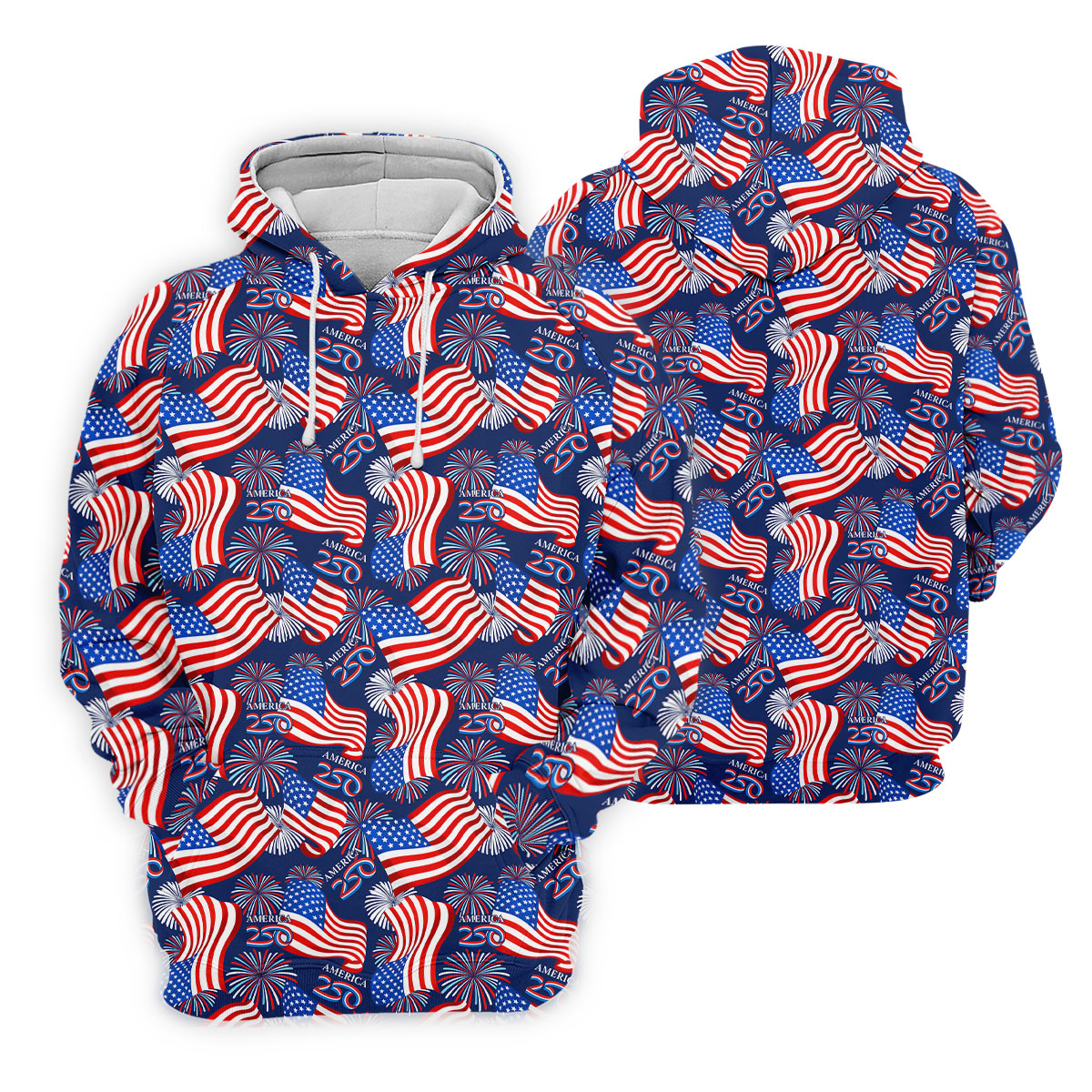 America 250 Anniversary Patriot Flag Navy Golf Shirt, Women's Golf Tops, Ladies Golf Shirt