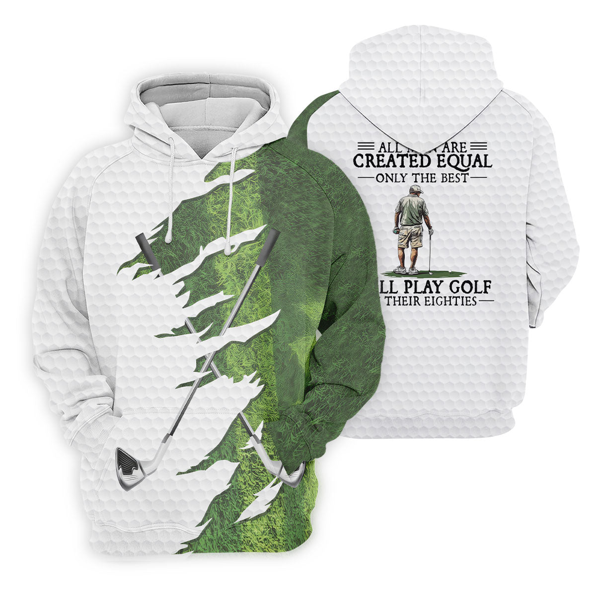 Personalized Ripped Fairway Golf Shirt, Men's Golf Shirt, Golf Polo Shirts For Men
