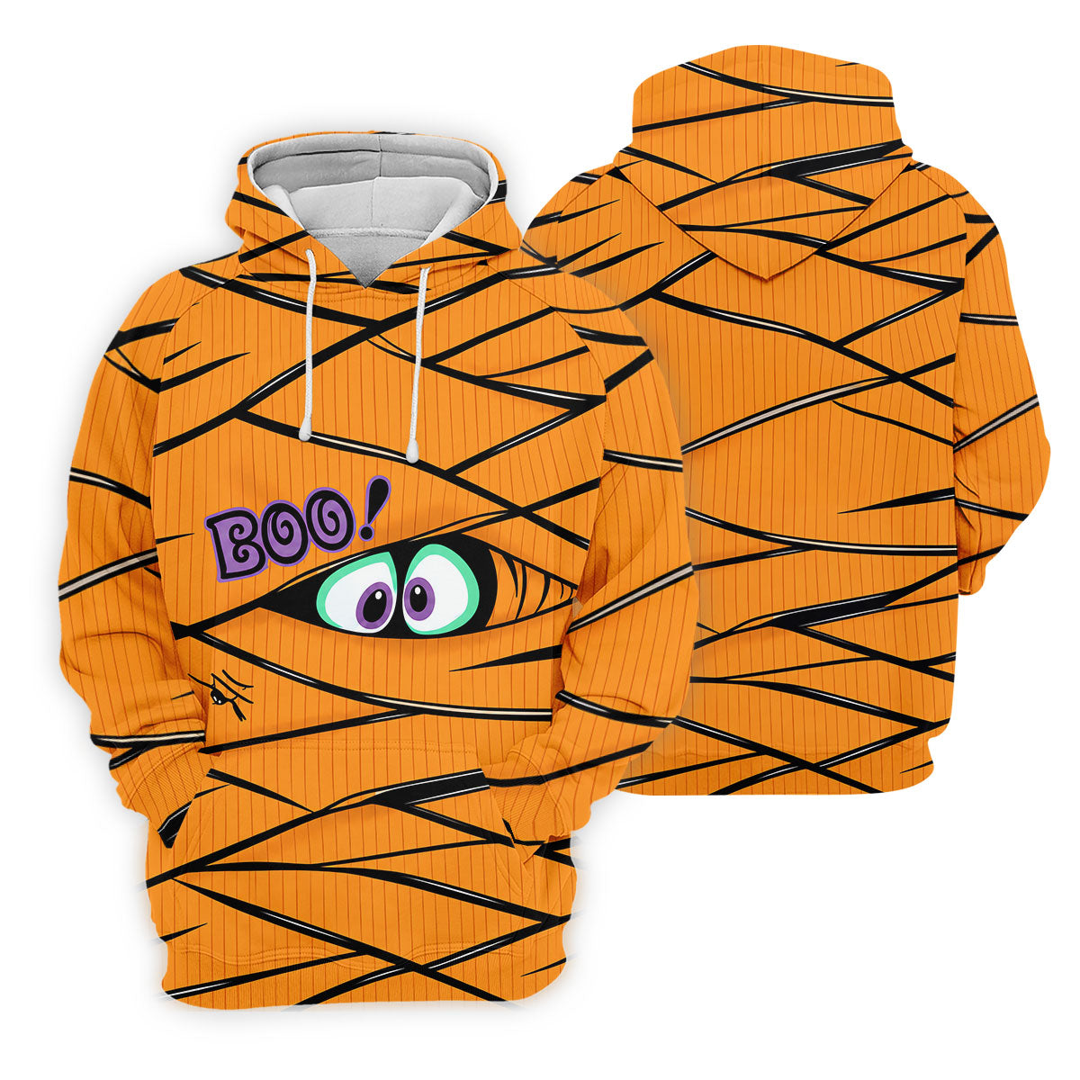 Boo Mummy Halloween Horror Character Polo Shirt, Polo Shirts For Men, Printed Golf Shirts